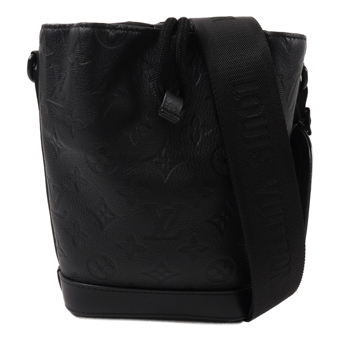 Louis Vuitton Neo Sling Shoulder Bag M82248 Black Monogram Shadow Calfskin (1 of 11)