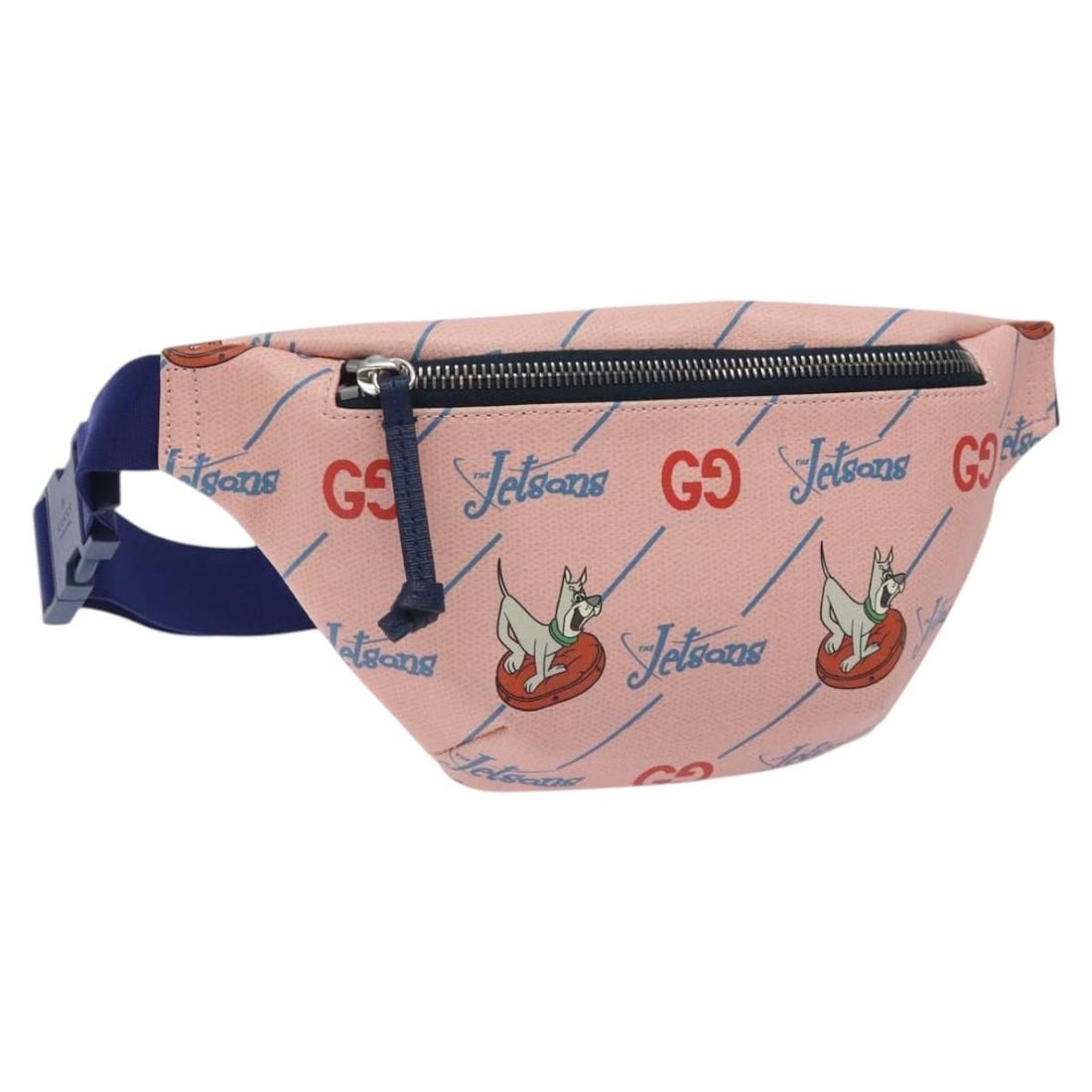 Gucci 502095 Jetsons Pink PVC Leather Children's Body Bag: Gucci 502095 Jetsons Pink PVC Leather Children's Body Bag Gucci The Jetsons children's body bag in pink PVC leather. Made in Italy, this compact crossbody-style bag includes a dust bag. Condition is r