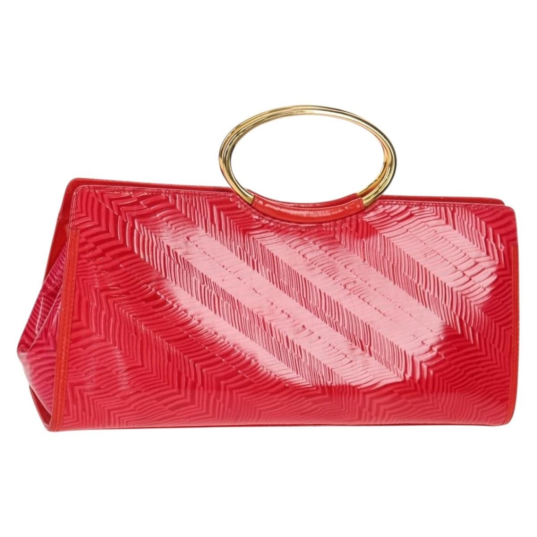 Gianni Versace Pink Gold Enamel Hand Bag Authentic 153747V (1 of 18)