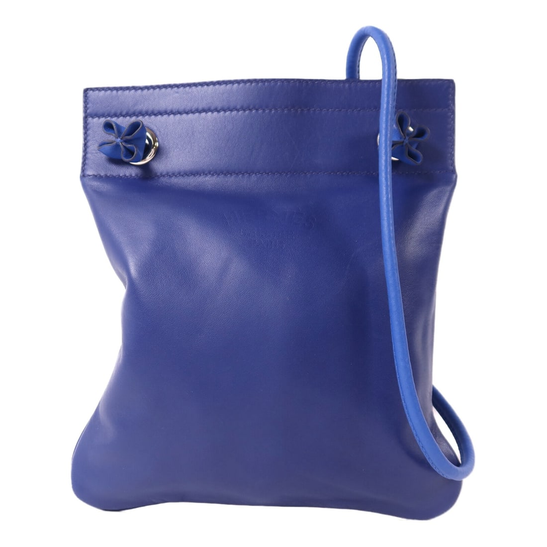 Hermes Aline Bleu Electrique Swift Calfskin Shoulder Bag PHW (1 of 13)