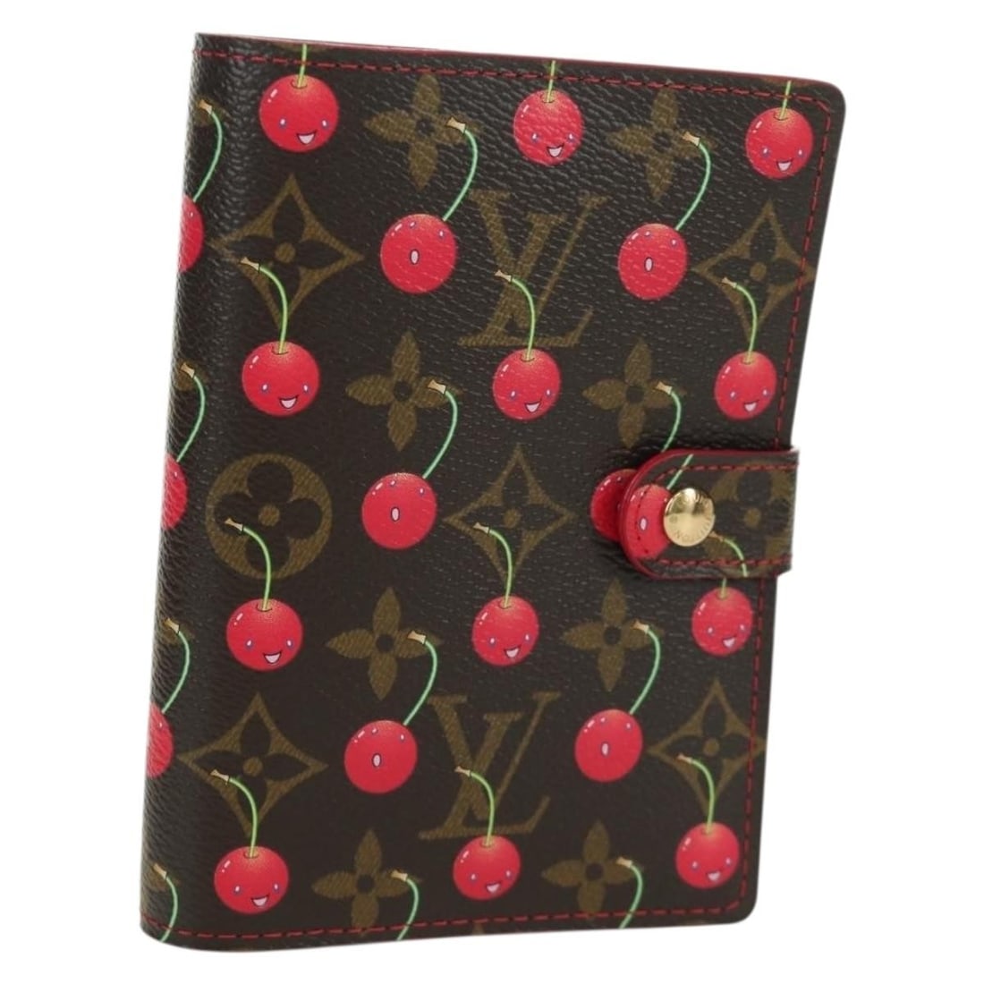 Louis Vuitton R21023 Day Planner Cover Monogram Cherry Blossom Red (1 of 18)