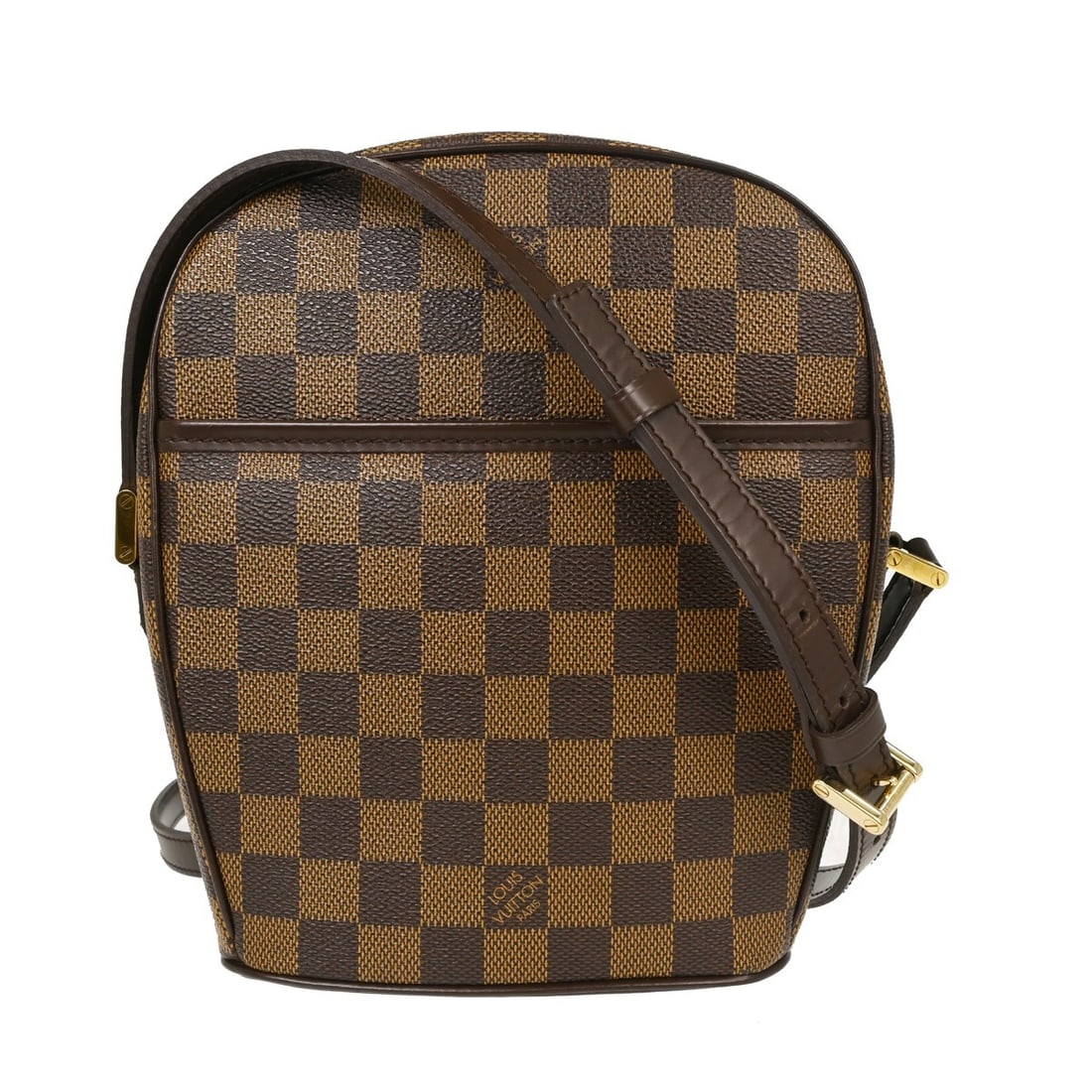 Louis Vuitton Ipanema Brown Canvas Shoulder Bag: Louis Vuitton Ipanema Brown Canvas Shoulder Bag Louis Vuitton Ipanema shoulder bag in brown canvas. This women's bag is made in France and remains in good condition, with light scratching to the shoul