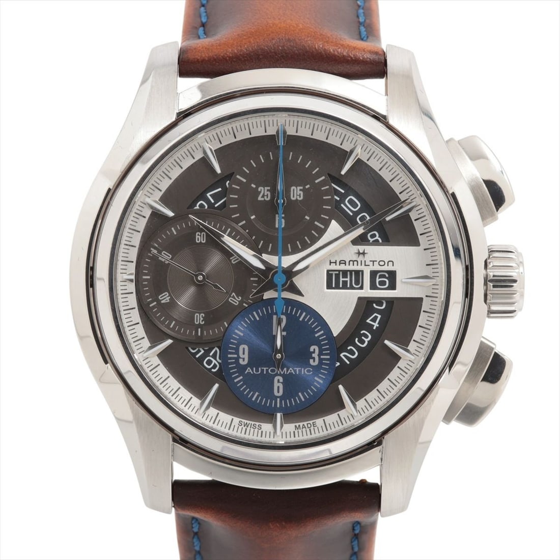 Hamilton Jazzmaster Face 2 Face III mens automatic wristwatch box (1 of 8)