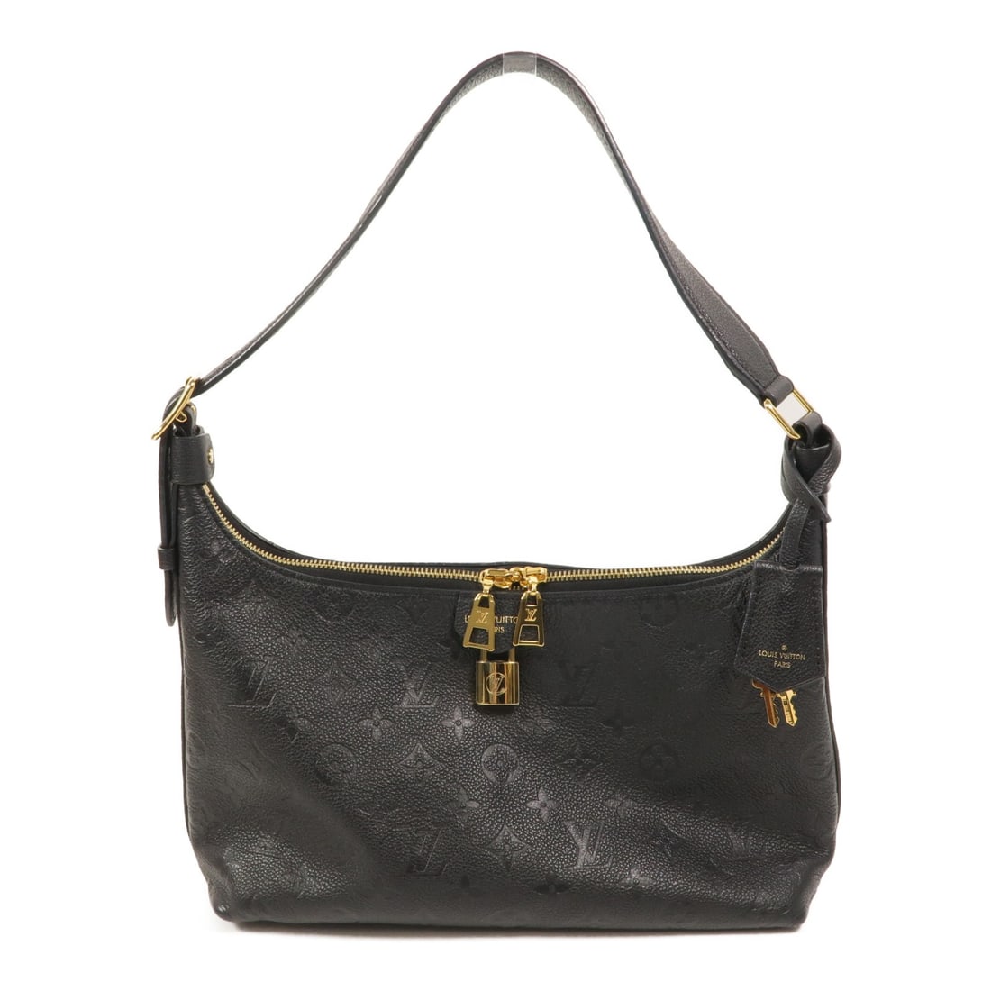 Louis Vuitton Sac Sport M46610 Shoulder Bag Black Monogram Empreinte: Louis Vuitton Sac Sport M46610 Shoulder Bag Black Monogram Empreinte Louis Vuitton Sac Sport shoulder bag in black Monogram Empreinte calfskin. This women's bag features a shoulder carry design with R