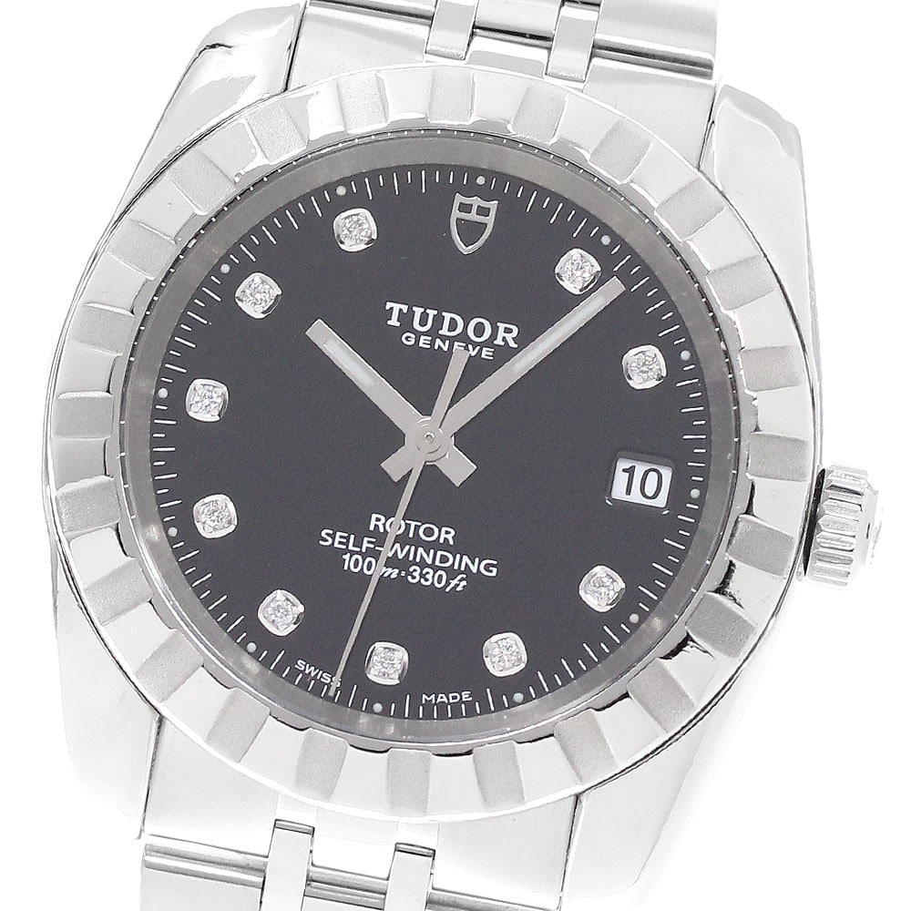 TUDOR Classic Ref 21010 Mens Automatic Date Watch Black Dial (1 of 6)