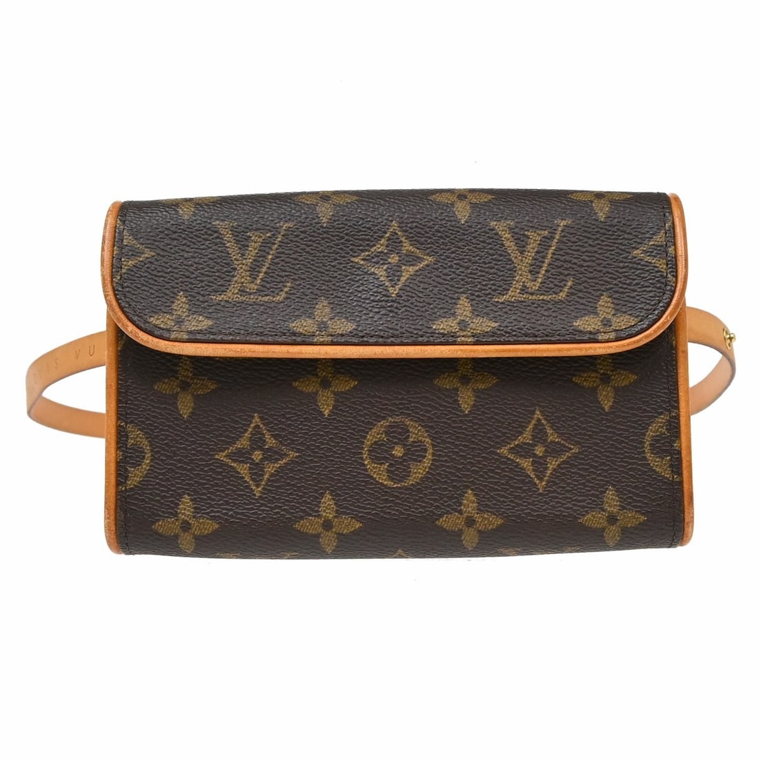Louis Vuitton Florentine Pochette Brown Monogram Canvas Bag: Louis Vuitton Florentine Pochette Brown Monogram Canvas Bag Louis Vuitton Florentine Pochette in brown monogram canvas. This women's bag is made in France and is presented in good used condition, with