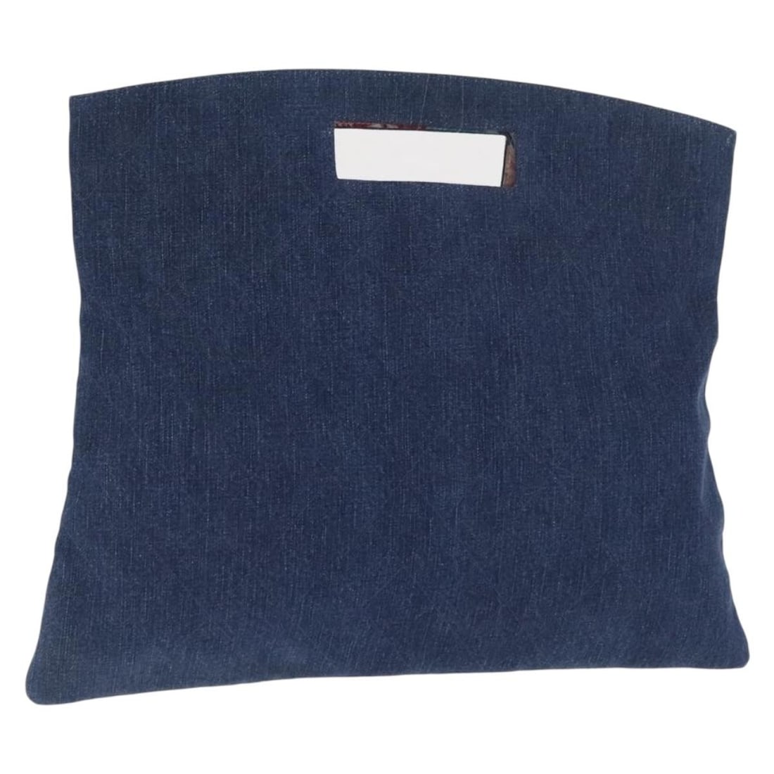 CHANEL Matelasse CC Denim Canvas Hand Bag Blue France: CHANEL Matelasse CC Denim Canvas Hand Bag Blue France Chanel Matelasse hand bag in blue canvas for women. Made in France, this bag includes a dust bag and is noted in excellent condition, with no rema