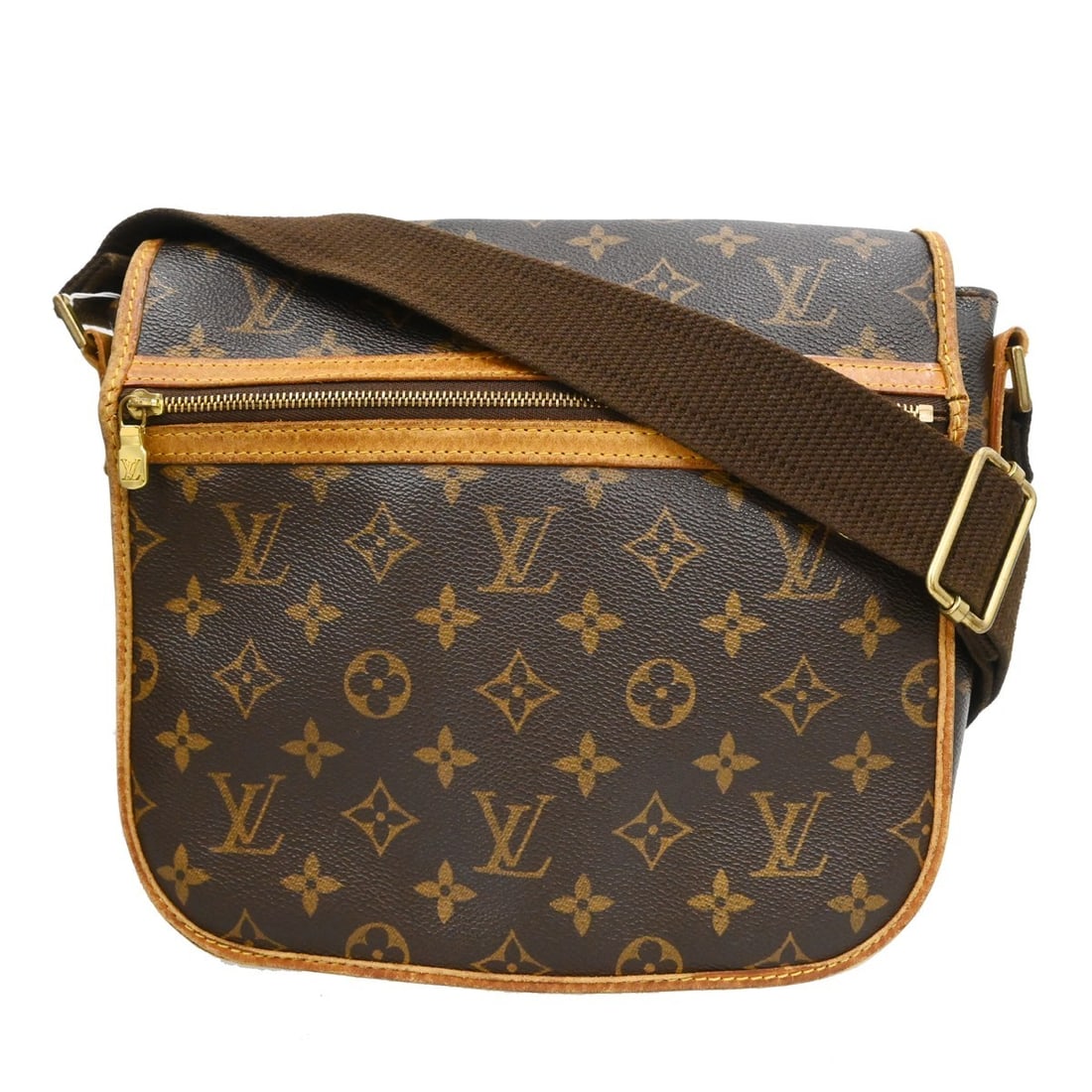Louis Vuitton Bosphore PM Monogram Crossbody Messenger Bag M40106: Louis Vuitton Bosphore PM Monogram Crossbody Messenger Bag M40106 Vintage Louis Vuitton Bosphore PM messenger shoulder bag in brown Monogram canvas and leather. This medium crossbody style features a 