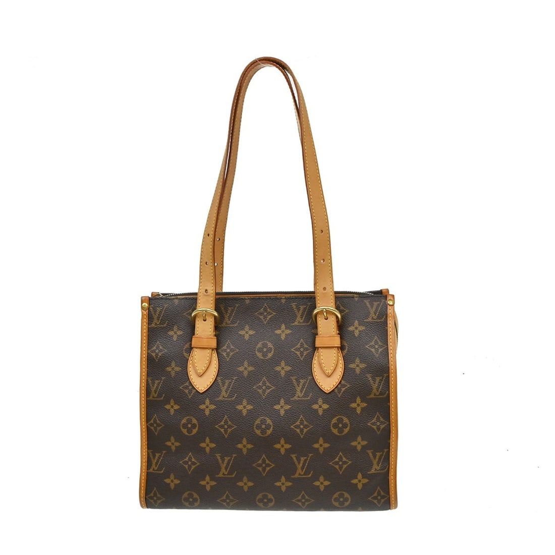 Louis Vuitton Popincourt Tote Brown Monogram Canvas Bag: Louis Vuitton Popincourt Tote Brown Monogram Canvas Bag Louis Vuitton Popincourt Tote in brown canvas. This women's bag is in very good condition with noted wear including corner scuffing, scuffs, sta
