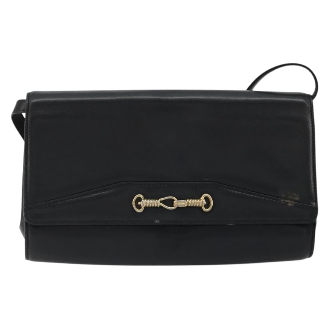 Celine Vintage Horsebit Sling Black Leather Shoulder Bag (1 of 18)