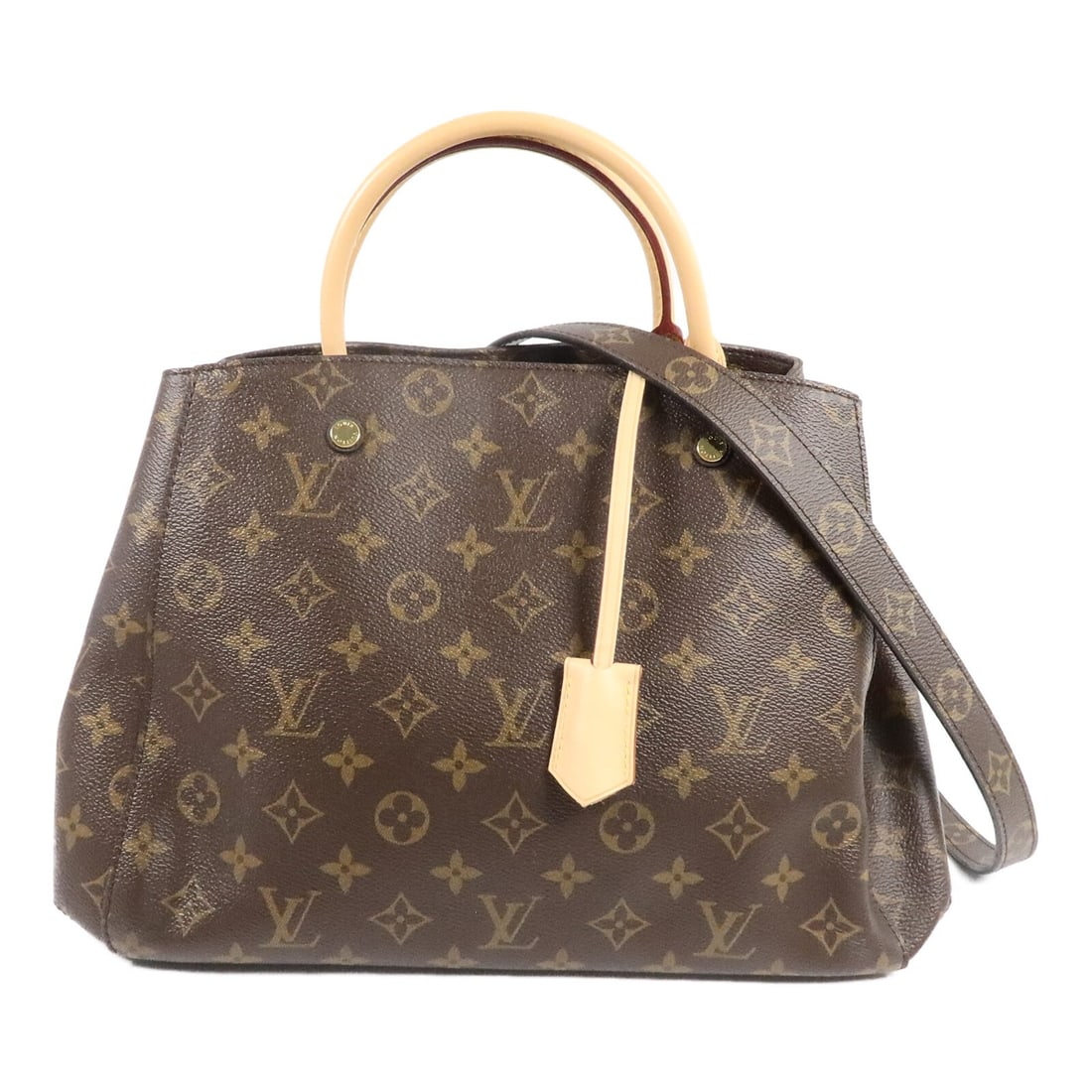 Louis Vuitton Montaigne MM Monogram Shoulder Bag M41056 Brown (1 of 16)
