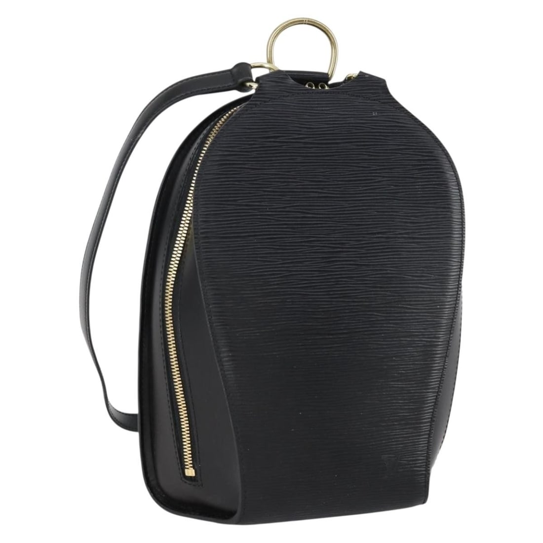 Louis Vuitton Mabillon Black Epi Leather Backpack M52232 France: Louis Vuitton Mabillon Black Epi Leather Backpack M52232 France Louis Vuitton Epi Mabillon Backpack in black Epi leather, made in France. This women's backpack features the M52232 product line and com