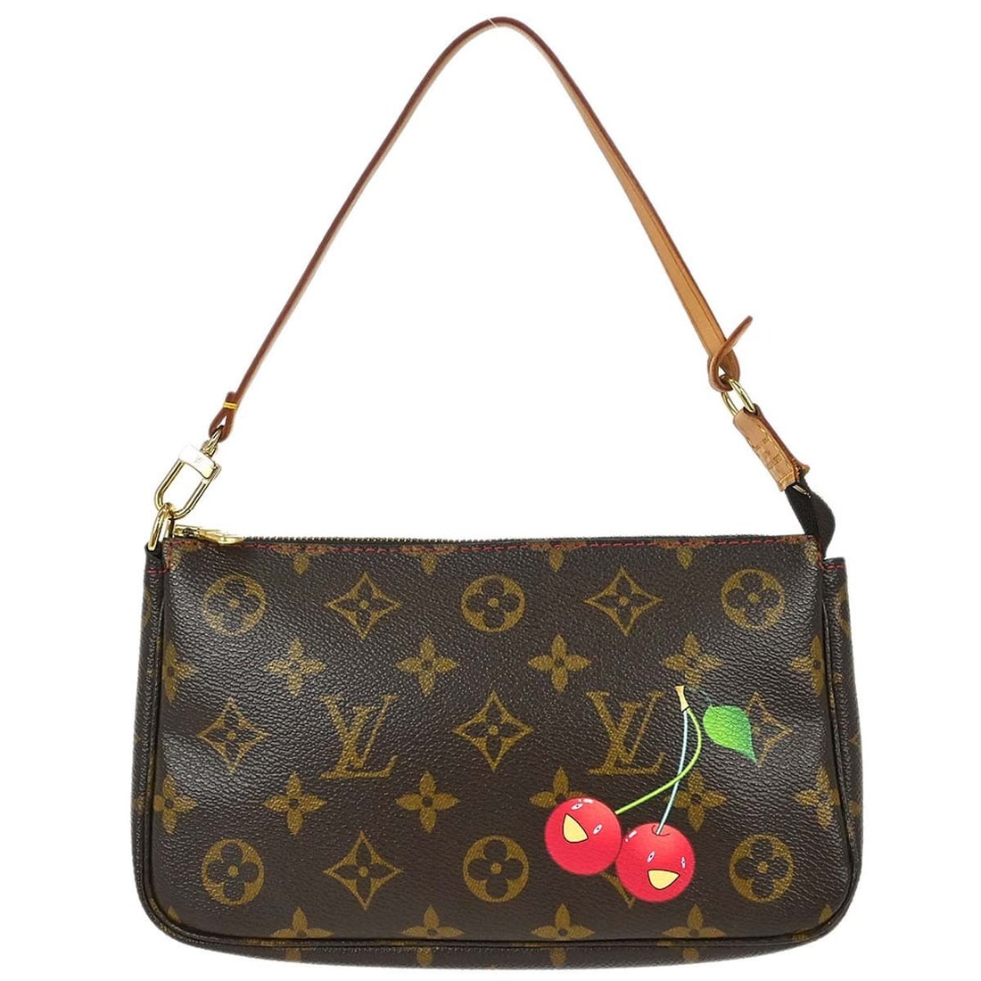Louis Vuitton M95008 Pochette Accessoires Monogram Cherry Bag with Box (1 of 15)