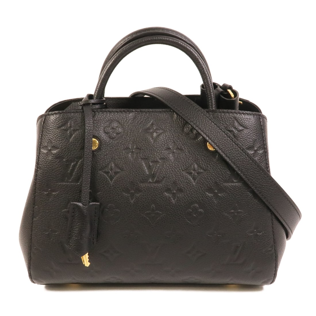 Louis Vuitton Montaigne BB black Monogram Empreinte 2 way bag (1 of 17)