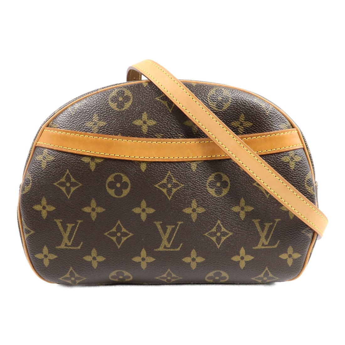 Louis Vuitton Blois Monogram Shoulder Bag M51221 Brown: Louis Vuitton Blois Monogram Shoulder Bag M51221 Brown Louis Vuitton Blois shoulder crossbody bag in brown Monogram PVC coated canvas. This women's bag features a shoulder strap and a practical compac