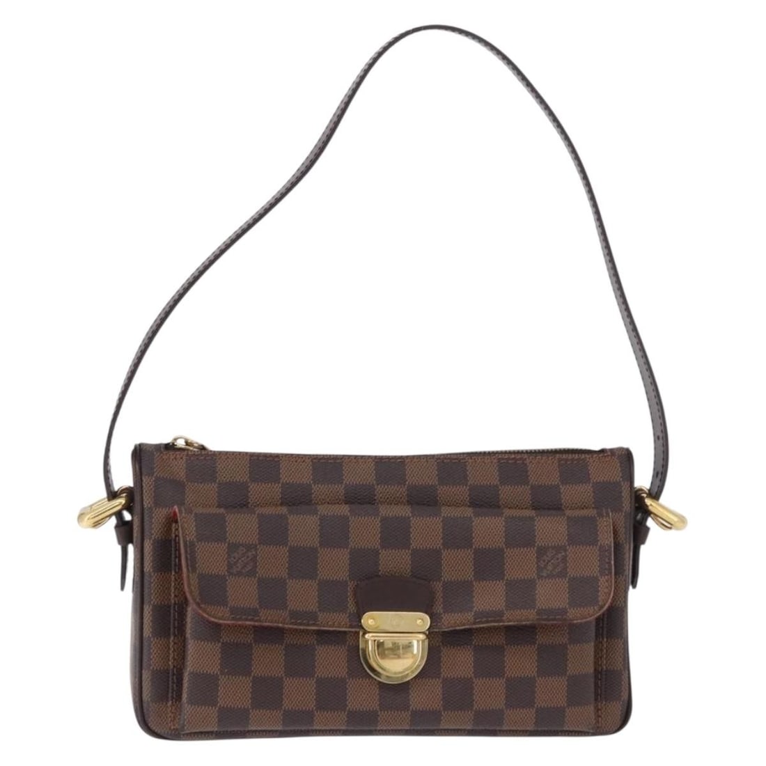 Louis Vuitton Ravello shoulder bag in brown Damier Ebene canvas: Louis Vuitton Ravello shoulder bag in brown Damier Ebene canvas Louis Vuitton Ravello shoulder bag in brown Damier Ebene canvas. This women's bag is made in France and presents in very good condition 