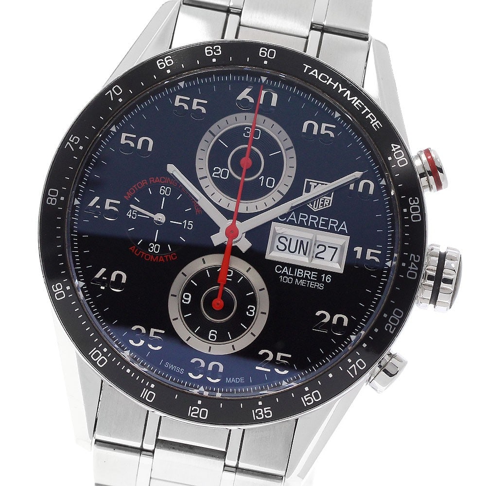 TAG Heuer Carrera Caliber 16 CV2A1E mens chronograph wristwatch (1 of 6)