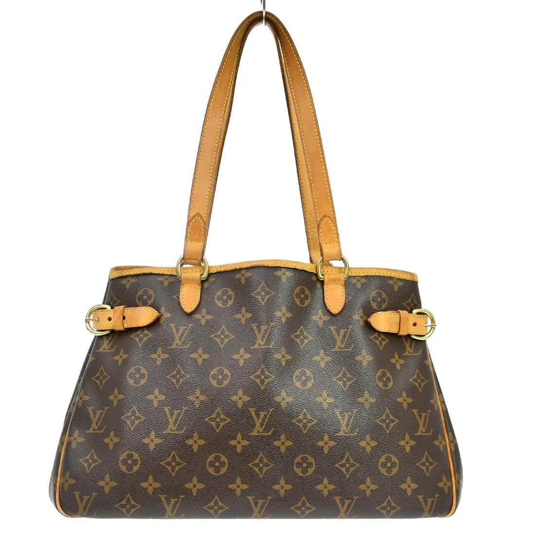 Louis Vuitton Batignolles Horizontal Monogram Canvas Tote M51154: Louis Vuitton Batignolles Horizontal Monogram Canvas Tote M51154 Vintage Louis Vuitton Batignolles Horizontal hand tote bag in Monogram canvas and leather, featuring a hook-and-loop closure and gold-p