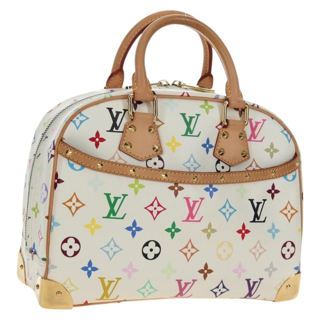 Louis Vuitton M92663 Trouville White Monogram Multicolor Handbag (1 of 18)