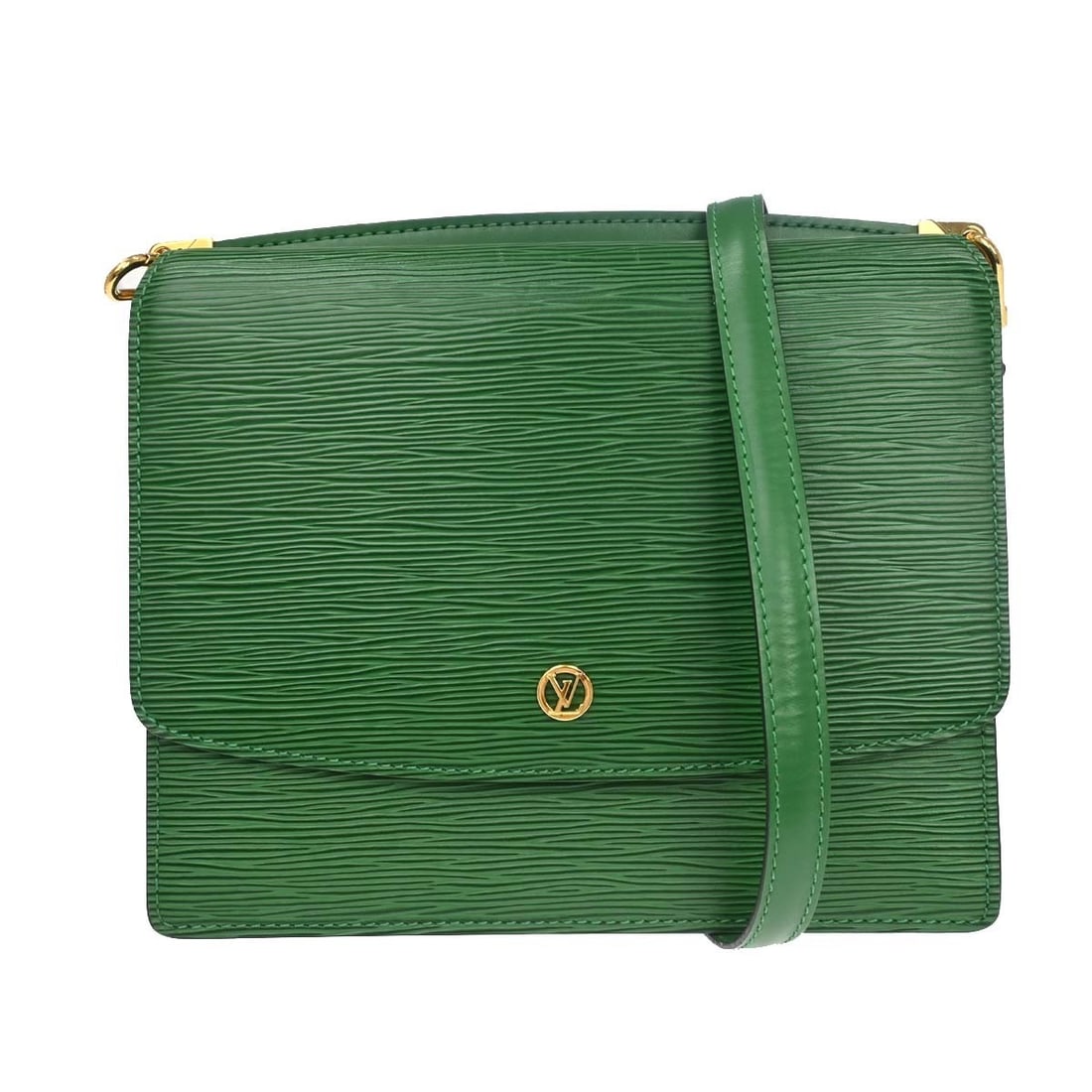 Louis Vuitton Grenel Epi Leather Shoulder Bag Borneo Green M52364 (1 of 13)