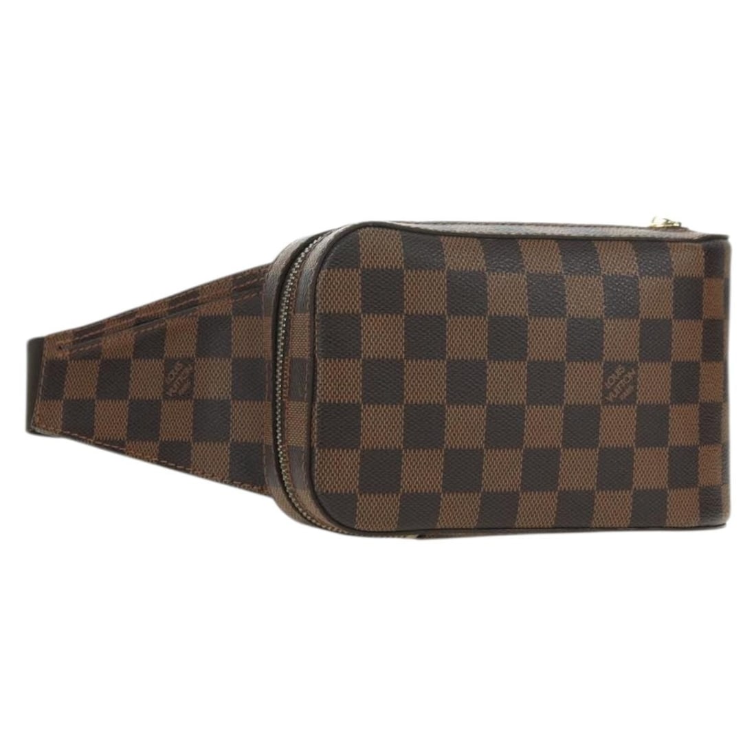 Louis Vuitton Geronimos Shoulder Bag Damier Ebene Canvas N51994: Louis Vuitton Geronimos Shoulder Bag Damier Ebene Canvas N51994 Louis Vuitton Geronimos shoulder bag in Damier Ebene canvas. This women's bag is made in Spain and includes only the bag shown; the item