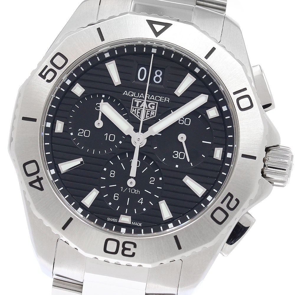 TAG Heuer Aquaracer Professional 200 mens quartz chronograph watch CBP1110.BA0627 (1 of 7)