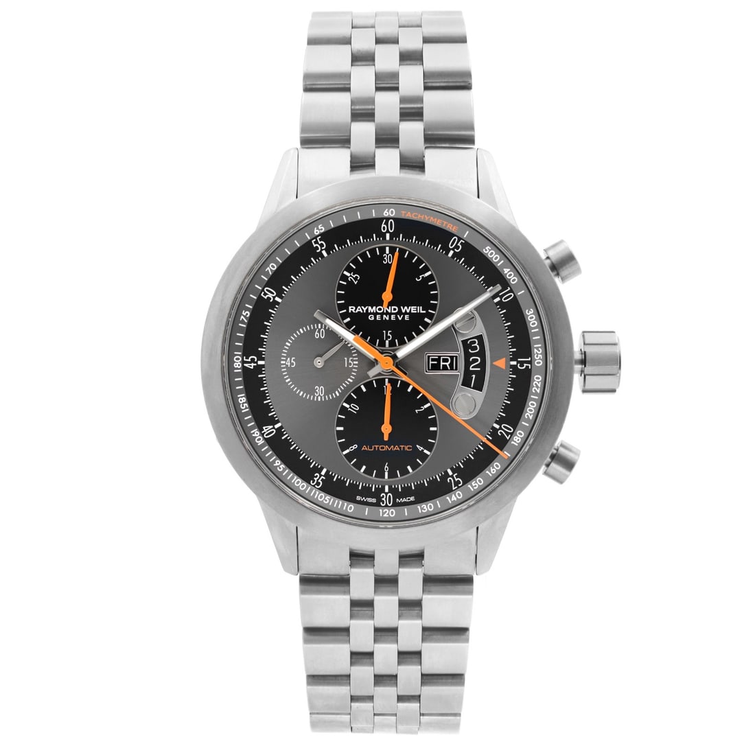 Raymond Weil Freelancer Automatic Titanium Gray Dial Men's Watch 7745-TI-05609: Raymond Weil Freelancer Automatic Titanium Gray Dial Men's Watch 7745-TI-05609 Discover the elegance of the Raymond Weil Freelancer Automatic Men's Watch, a perfect blend of sophistication and functio