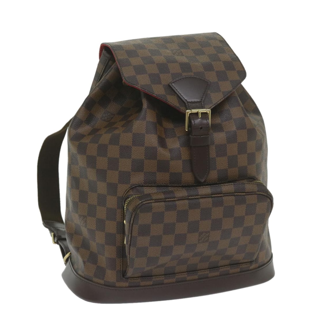 Louis Vuitton Montsouris GM Backpack Damier Ebene Canvas N51139: Louis Vuitton Montsouris GM Backpack Damier Ebene Canvas N51139 Louis Vuitton Montsouris GM backpack in Damier Ebene canvas, model N51139, made in France. Includes a dust bag. Condition is AB/very goo