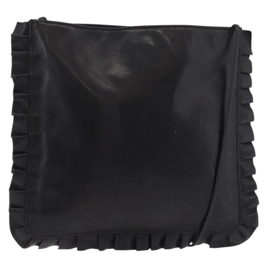 Miu Miu Black Leather Womens Shoulder Bag Italy 177550: Miu Miu Black Leather Womens Shoulder Bag Italy 177550 Authentic Miu Miu shoulder bag in black leather with a compact silhouette and shoulder strap. Made in Italy, this women's bag is offered without 