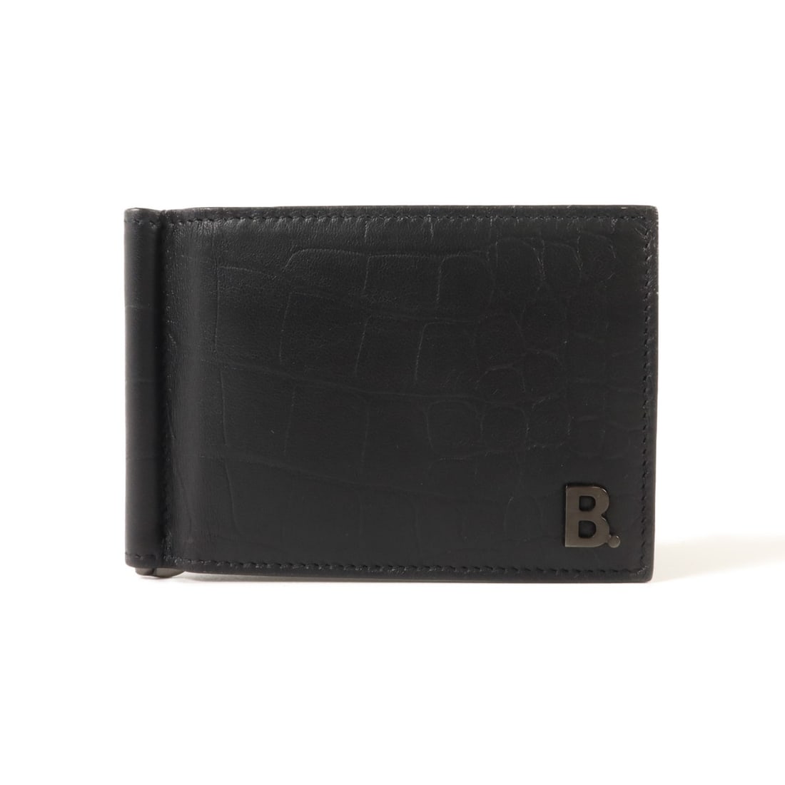Balenciaga 601346 black calfskin bi fold wallet: Balenciaga 601346 black calfskin bi fold wallet Balenciaga bi-fold wallet in black calfskin leather with a compact fold-over design and six card slots. This men's wallet is identified by model 601346 