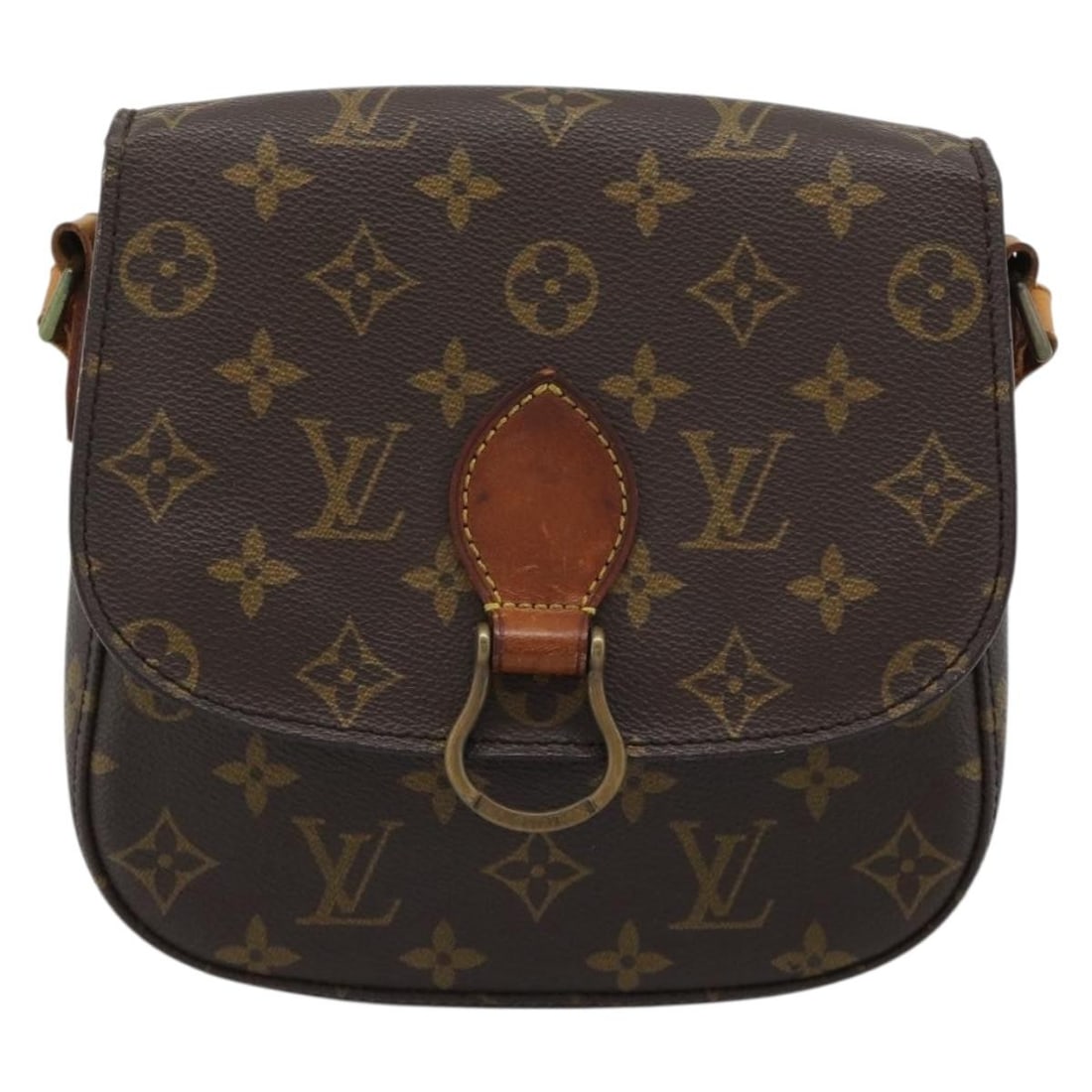 Louis Vuitton Saint Cloud brown canvas shoulder bag: Louis Vuitton Saint Cloud brown canvas shoulder bag Louis Vuitton Saint Cloud shoulder bag in brown monogram canvas. This piece is made in Germany and shows fair overall condition with visible wear