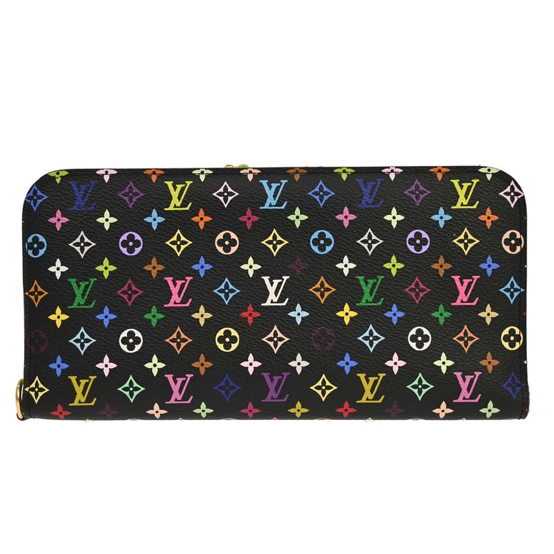 Louis Vuitton Portefeuille Insolite Wallet M93755 Monogram Multicolor Black: Louis Vuitton Portefeuille Insolite Wallet M93755 Monogram Multicolor Black Louis Vuitton Portefeuille Insolite wallet in black Monogram Multicolor canvas with leather trim and logo accents. This wome