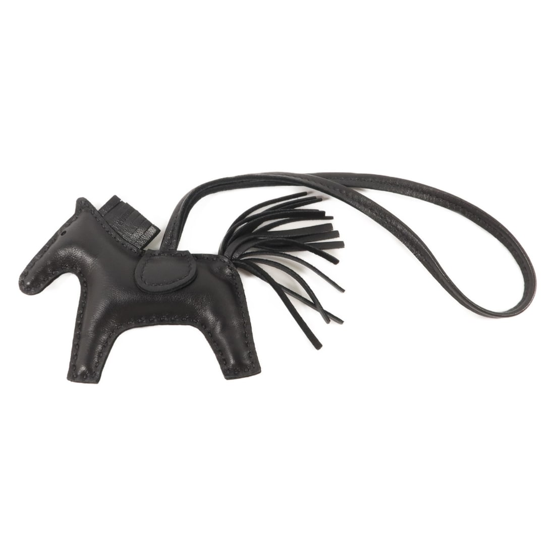 Hermes Rodeo PM Black Lambskin Bag Charm (1 of 8)