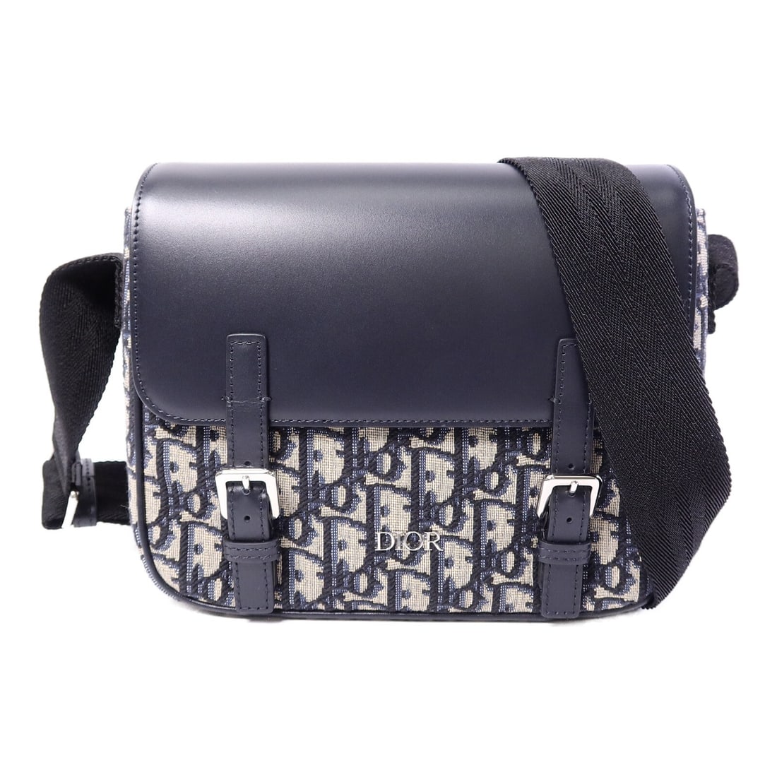 Dior M9994P7VY CD Kids Messenger Shoulder Bag Blue Canvas: Dior M9994P7VY CD Kids Messenger Shoulder Bag Blue Canvas Christian Dior CD Kids' Messenger shoulder bag in blue canvas. This shoulder bag features a hook button closure, one open interior pocket, and