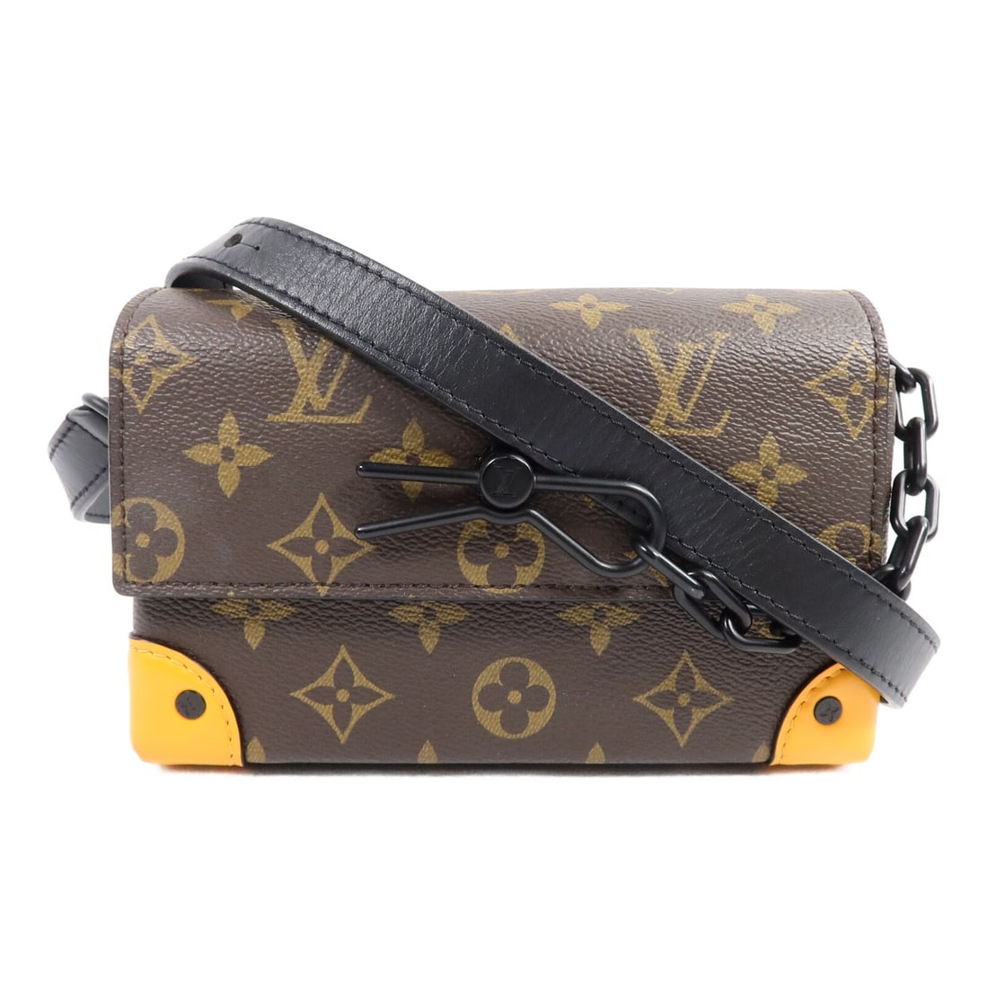 Louis Vuitton M82534 Steamer wearable wallet shoulder bag Monogram Macassar: Louis Vuitton M82534 Steamer wearable wallet shoulder bag Monogram Macassar Louis Vuitton LV Steamer Wearable Wallet in Monogram Macassar brown PVC coated canvas. This women's shoulder bag features a 
