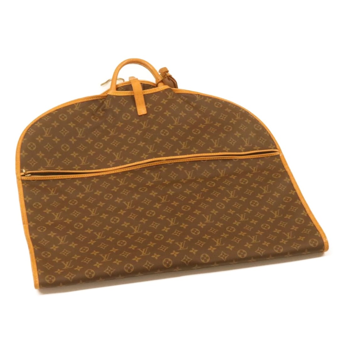 Louis Vuitton M23542 Monogram Canvas Garment Cover France: Louis Vuitton M23542 Monogram Canvas Garment Cover France Authentic Louis Vuitton Sac De Port Mantoux garment cover in Monogram canvas, made in France. This women's garment cover features the classic 