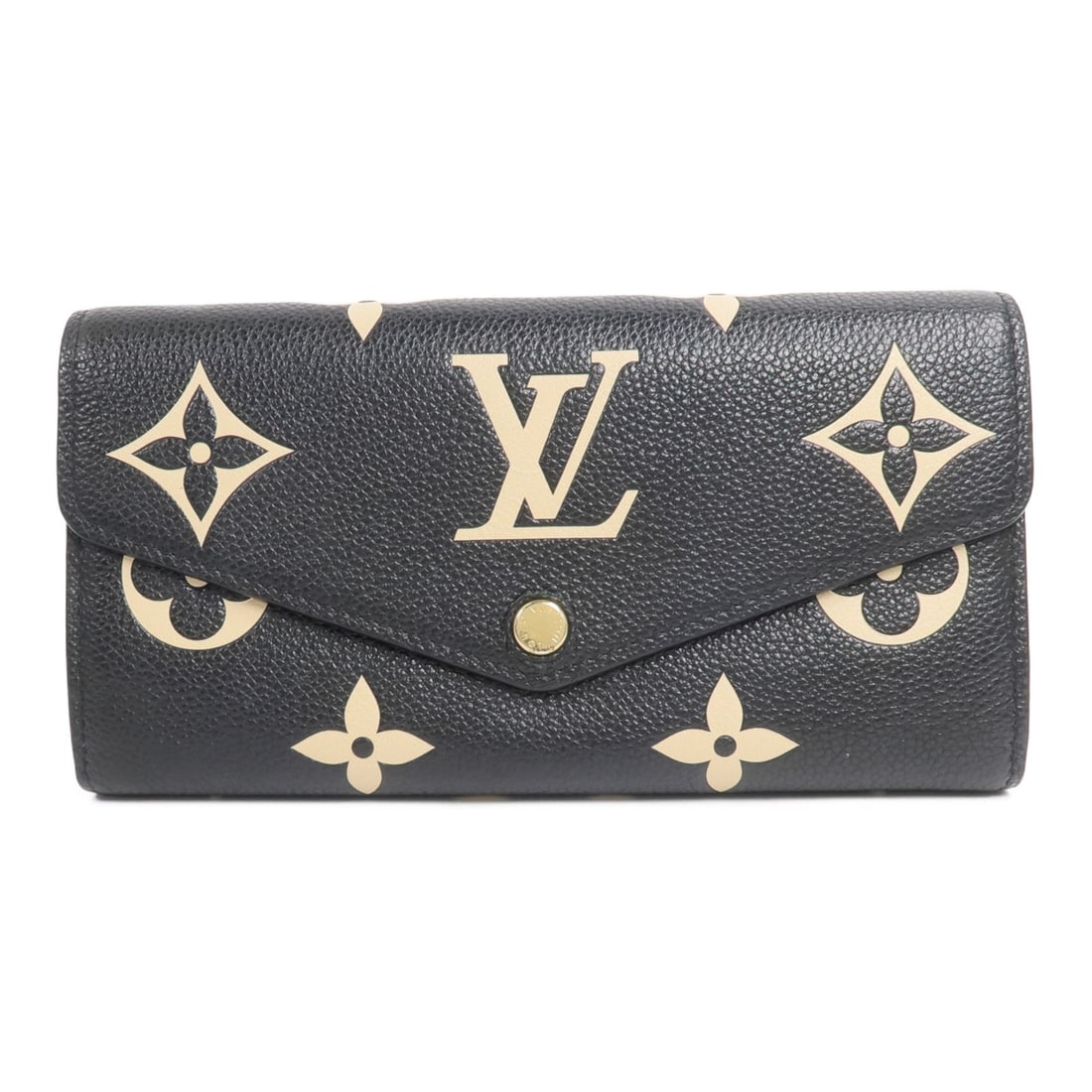Louis Vuitton Sarah M80496 long wallet black Monogram Empreinte (1 of 14)