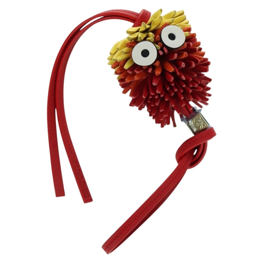 LOEWE Calcifer Leather Charm Red Howl's Moving Castle: LOEWE Calcifer Leather Charm Red Howl's Moving Castle LOEWE Studio Ghibli Howl's Moving Castle Calcifer charm in red leather. Made in Spain, this women's charm comes with a dust bag and item box. It i