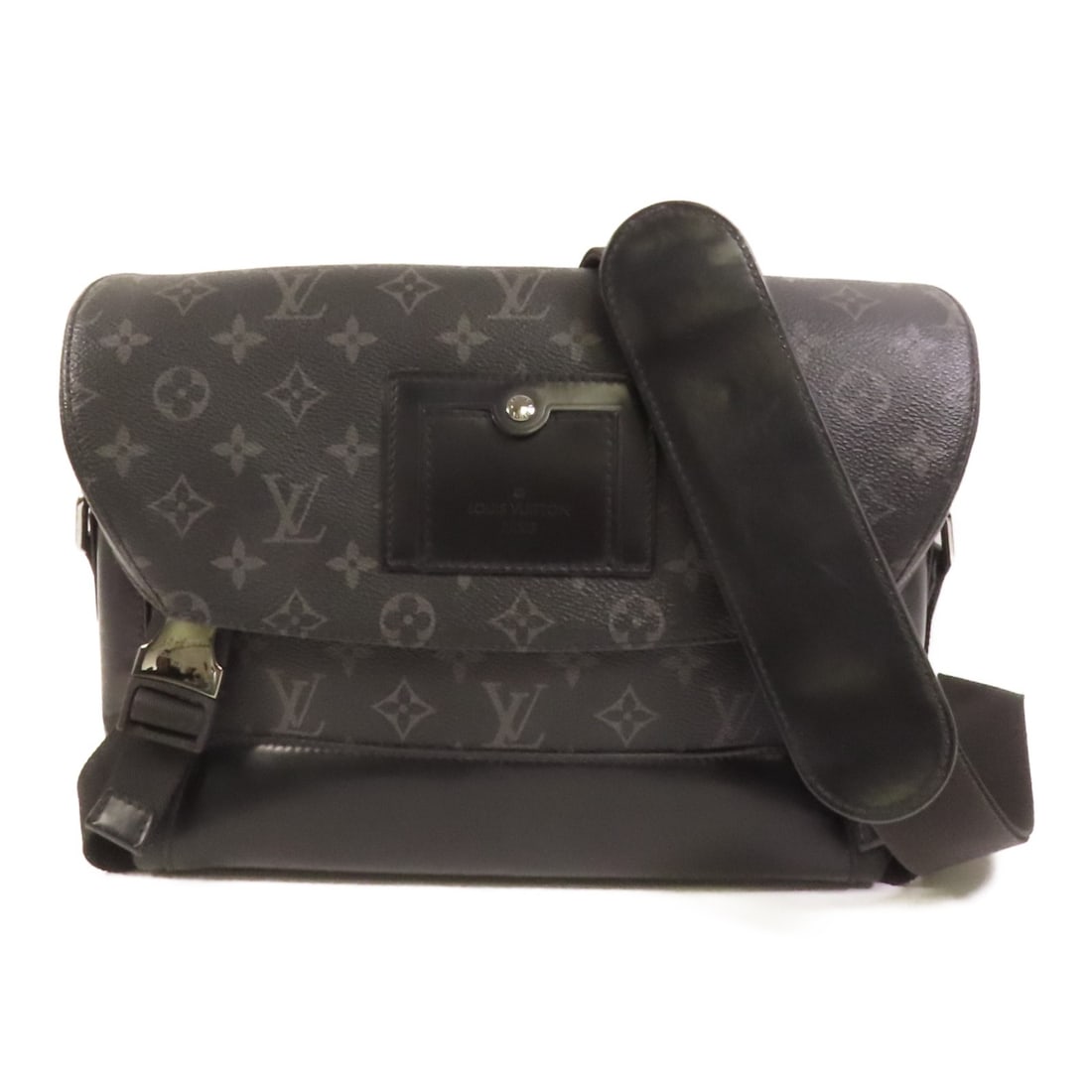 Louis Vuitton M30233 Outdoor Messenger Bag Monogram Eclipse Taiga Black (1 of 15)