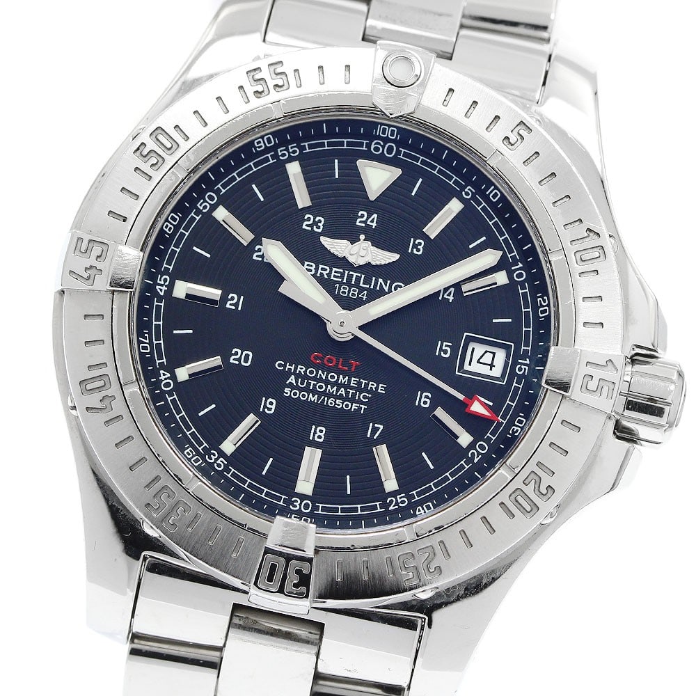 Breitling Colt A17380 mens automatic date wristwatch