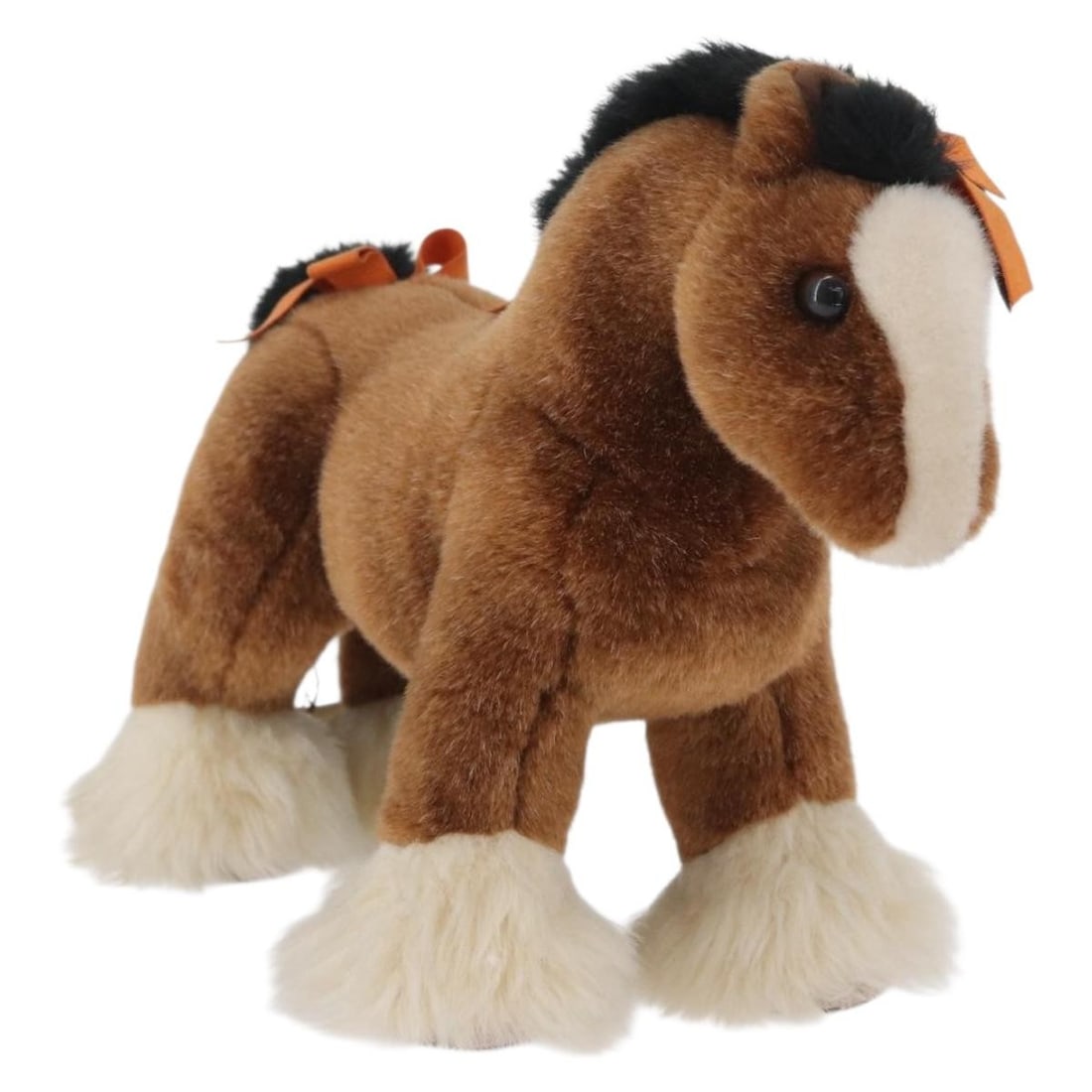 Hermes Elmy PM Brown Polyester Stuffed Dog Plush with Dust Bag (1 of 18)