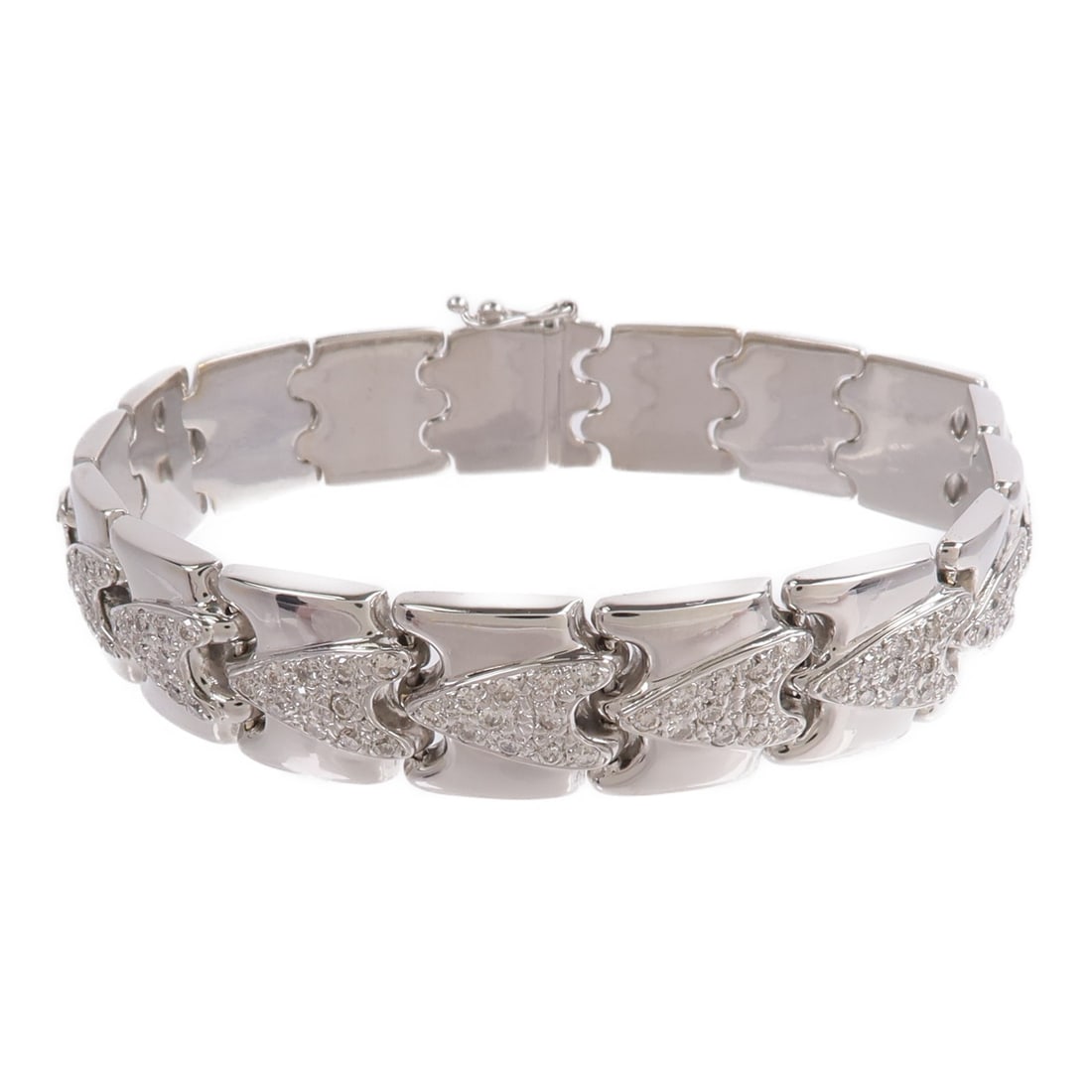 Diamond Bracelet in 18K White Gold for Women (1 of 9)