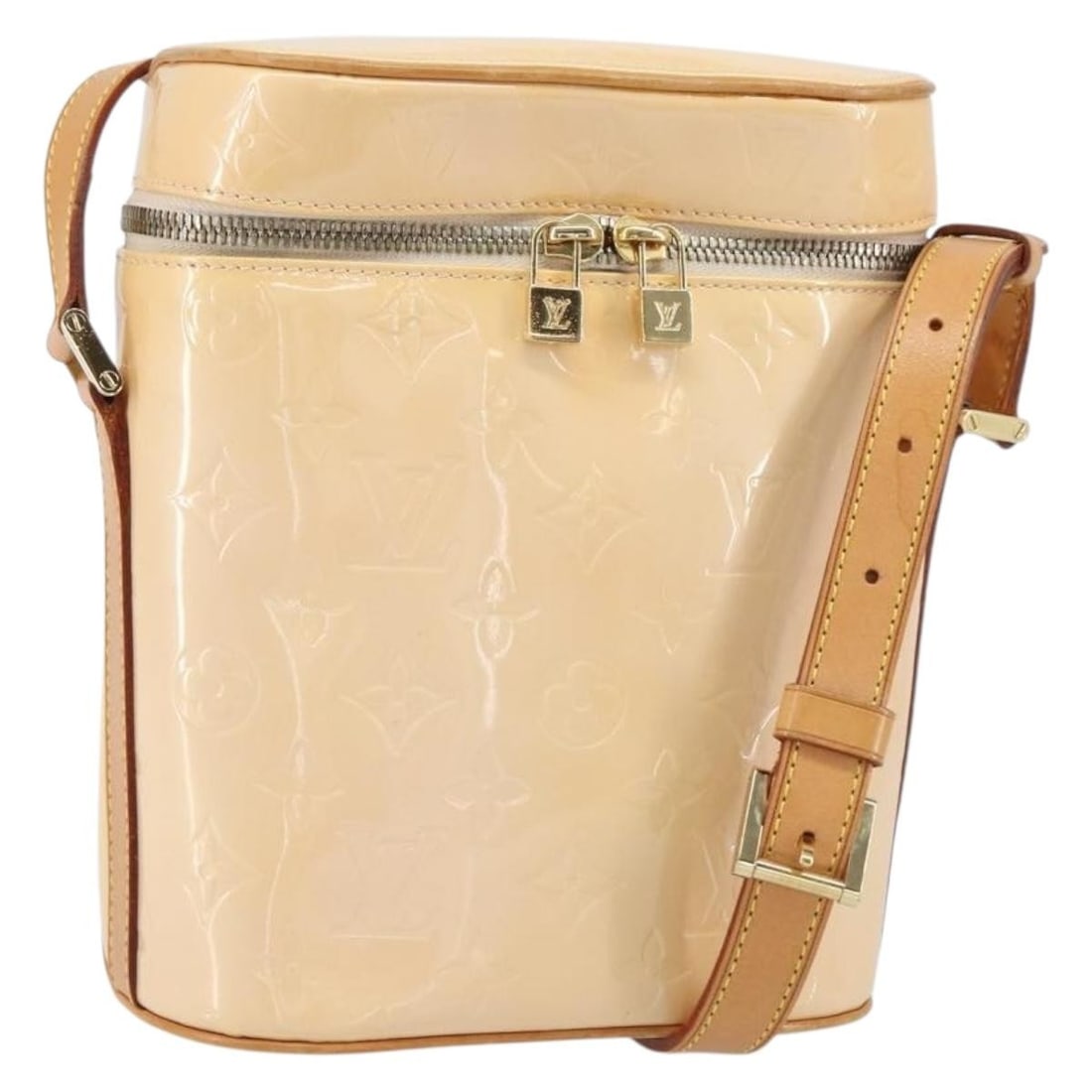 Pink Patent Leather Louis Vuitton Sullivan Shoulder Bag 17.5x21.5x7cm (1 of 18)