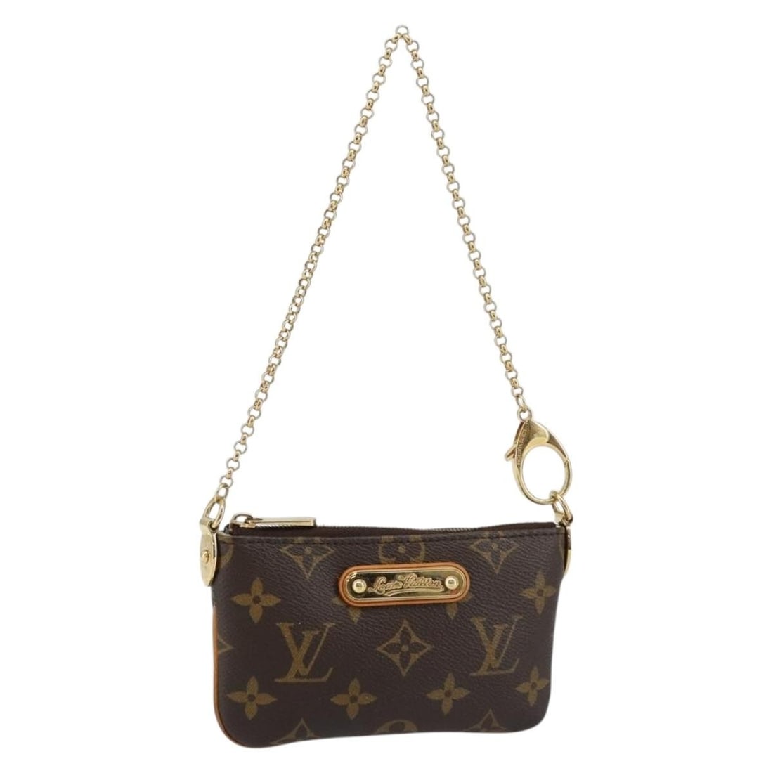 Louis Vuitton M60095 Pochette Mira PM Monogram Canvas Accessory Pouch: Louis Vuitton M60095 Pochette Mira PM Monogram Canvas Accessory Pouch Louis Vuitton Monogram Pochette Mira PM accessory pouch in monogram canvas. This women's pouch is made in France and includes the 