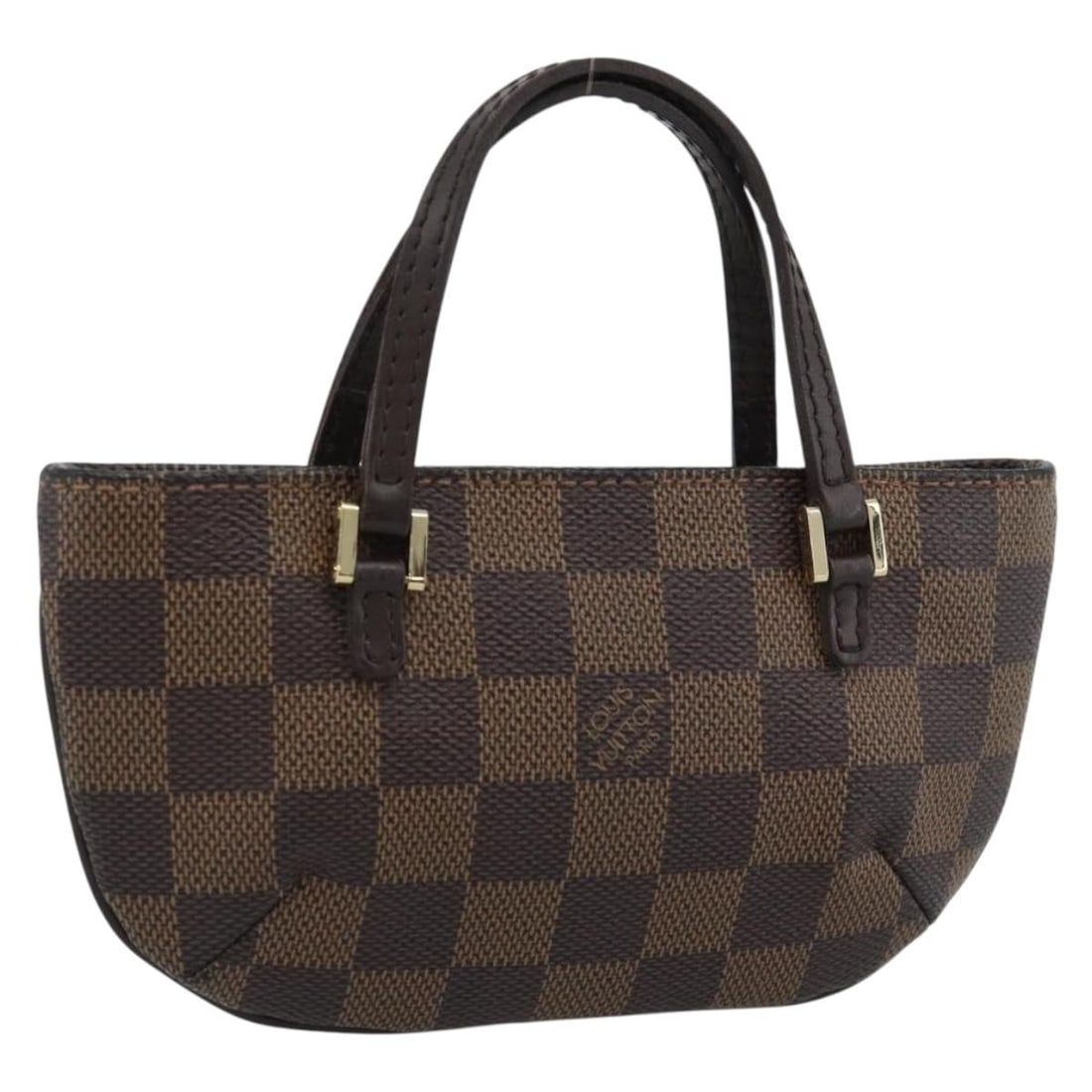 Louis Vuitton N51120 Manosque GM Damier Ebene Canvas Pouch: Louis Vuitton N51120 Manosque GM Damier Ebene Canvas Pouch Louis Vuitton Damier Ebene Manosque GM pouch made in France, designed for women. It is crafted in Damier Ebene canvas and presented in Damier