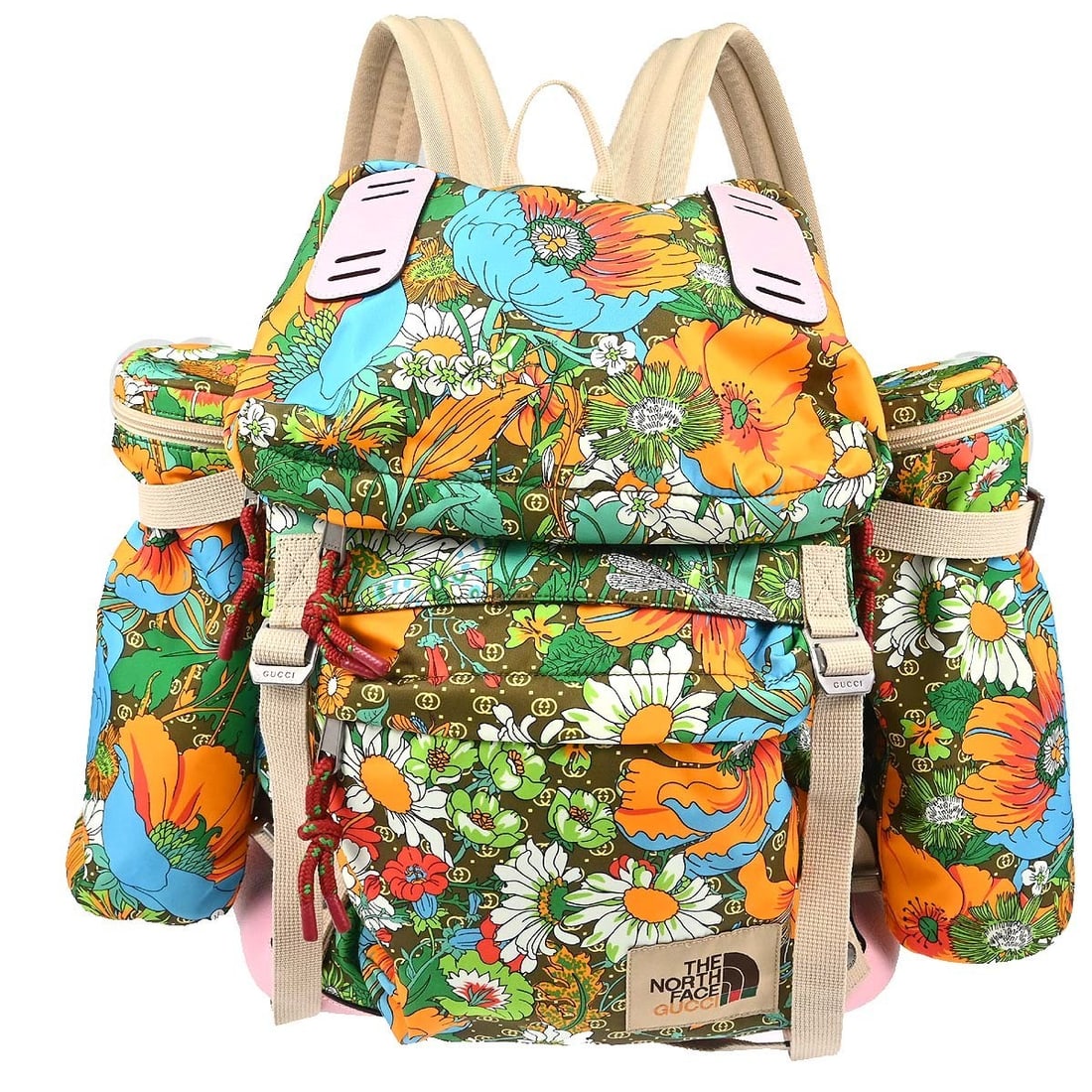 Gucci x The North Face Flap Multicolor Canvas Bag (1 of 14)
