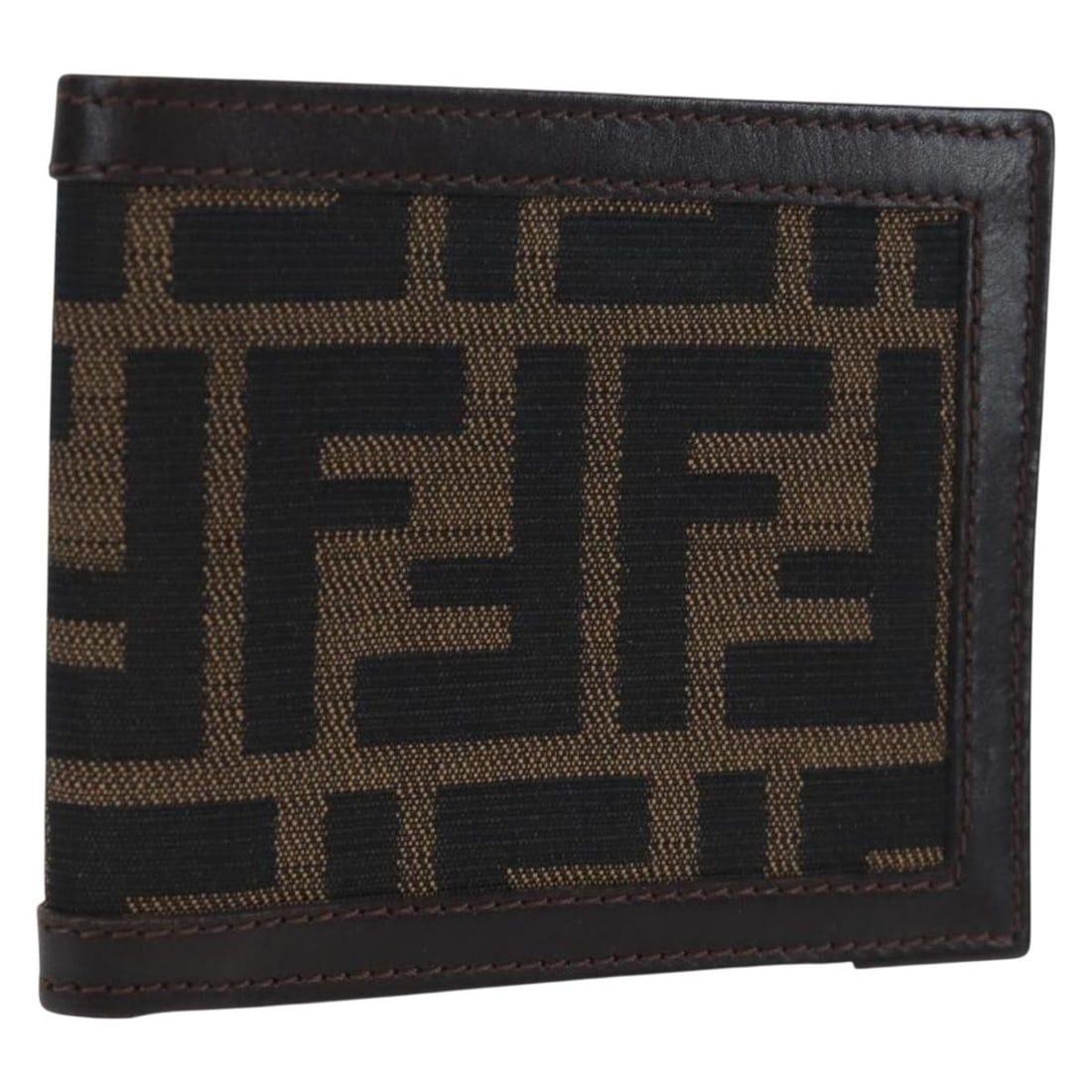 FENDI Zucca Canvas Wallet Bifold Black Brown Italy: FENDI Zucca Canvas Wallet Bifold Black Brown Italy Authentic FENDI bifold wallet in black and brown Zucca canvas. This women's wallet is made in Italy and features a compact bifold design. It is offer
