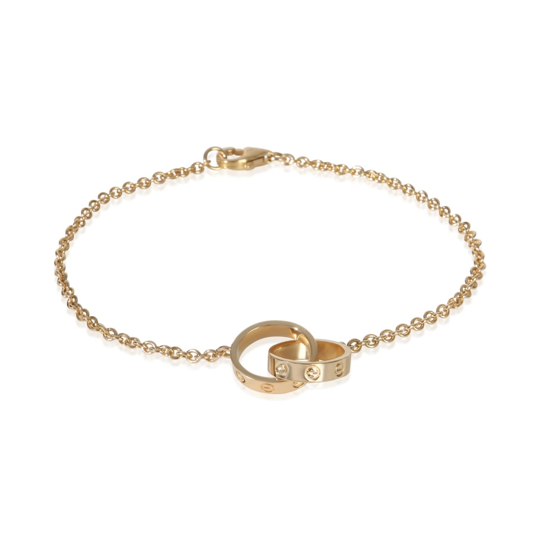 Cartier Love 18k Yellow Gold Bracelet 7 In Womens (1 of 3)