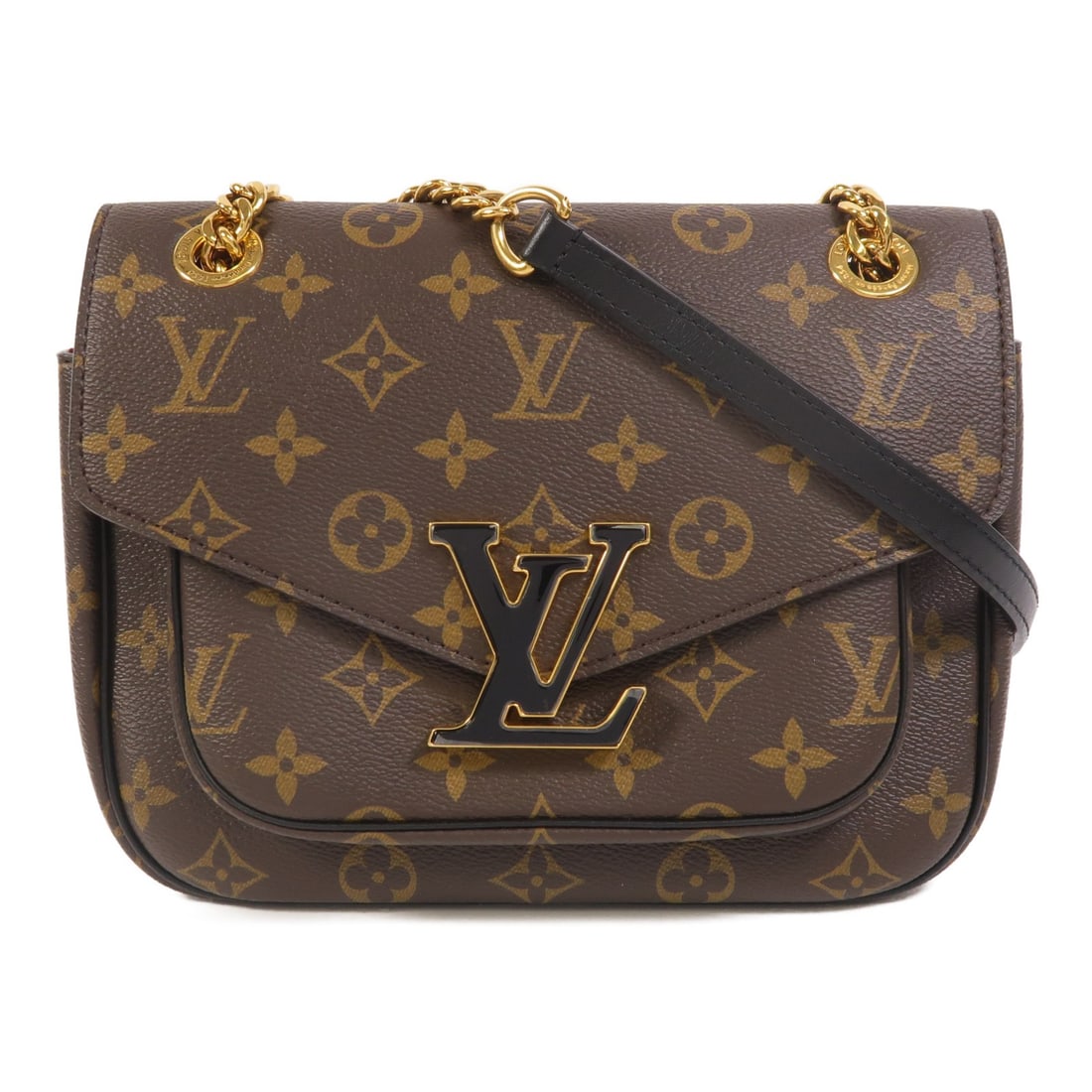 Louis Vuitton Passy M45592 Monogram Shoulder Bag Brown: Louis Vuitton Passy M45592 Monogram Shoulder Bag Brown Louis Vuitton Passy shoulder bag in brown Monogram PVC coated canvas. This women's shoulder bag features a structured design with multiple interi