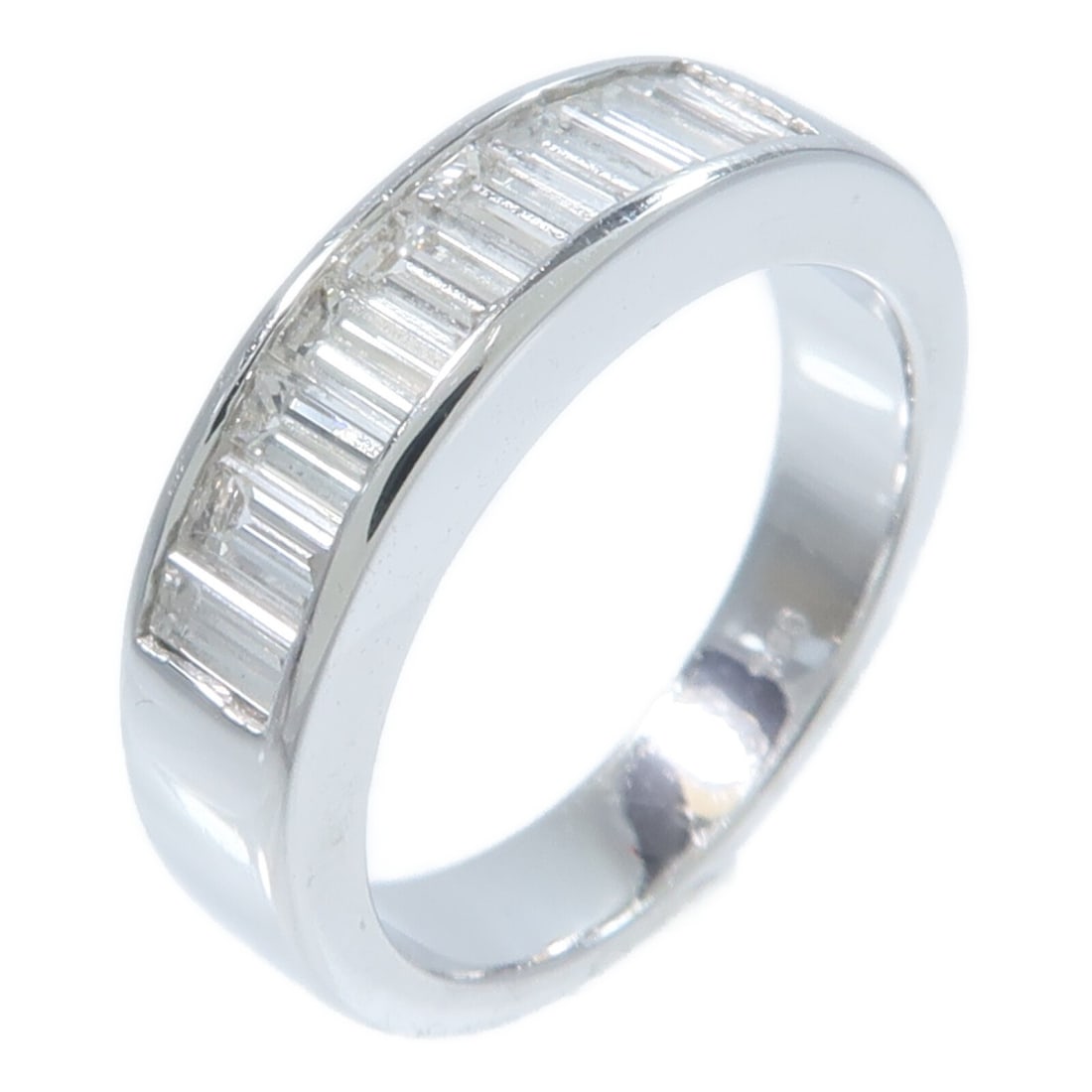 18K White Gold Diamond Ring JEWELRY Brand Size 4.75 (1 of 8)